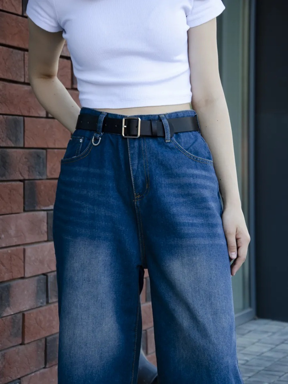 Image of AADVI FASHION Solid Women Dark Blue Baggy Shorts