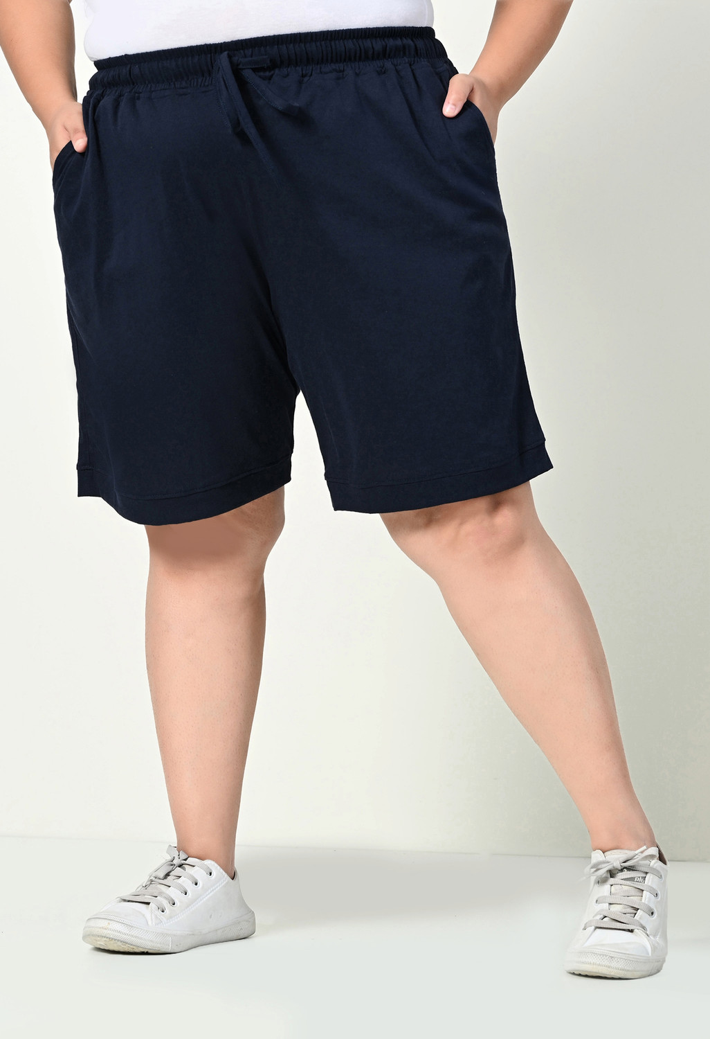 SKAVYA Solid Women Blue Regular Shorts - Price History