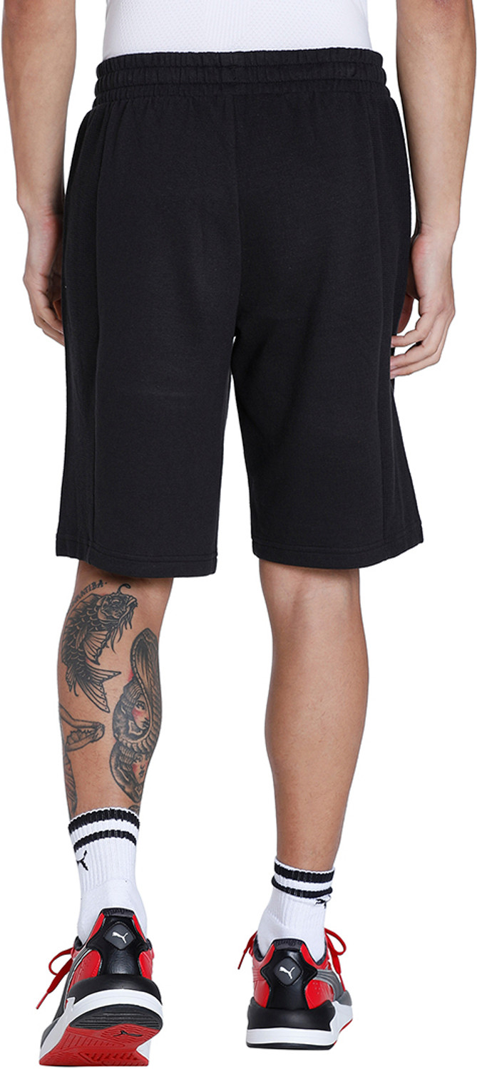 Image of PUMA Solid Men Black Casual Shorts