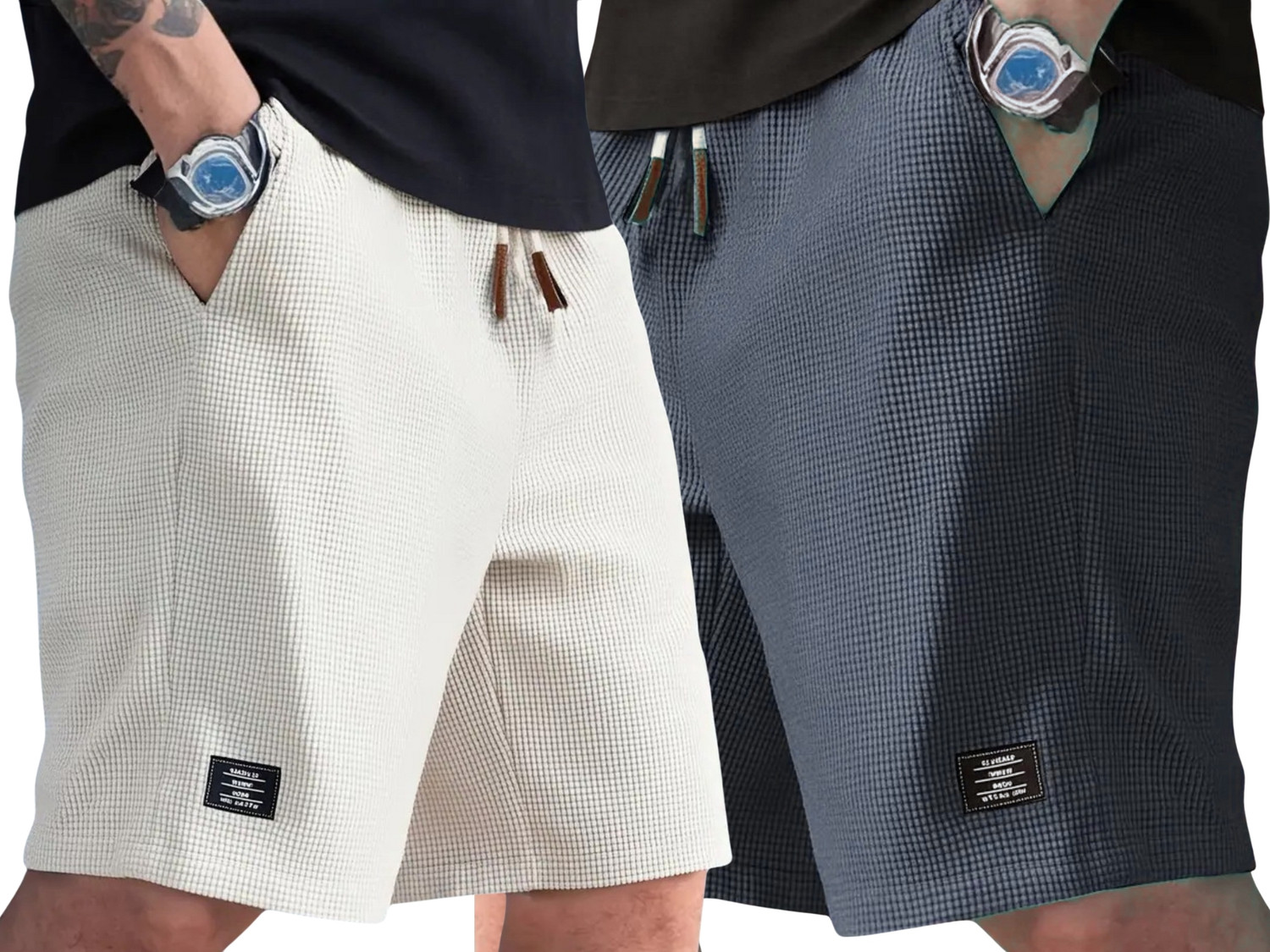 Image of sti Self Design Men Multicolor Regular Shorts
