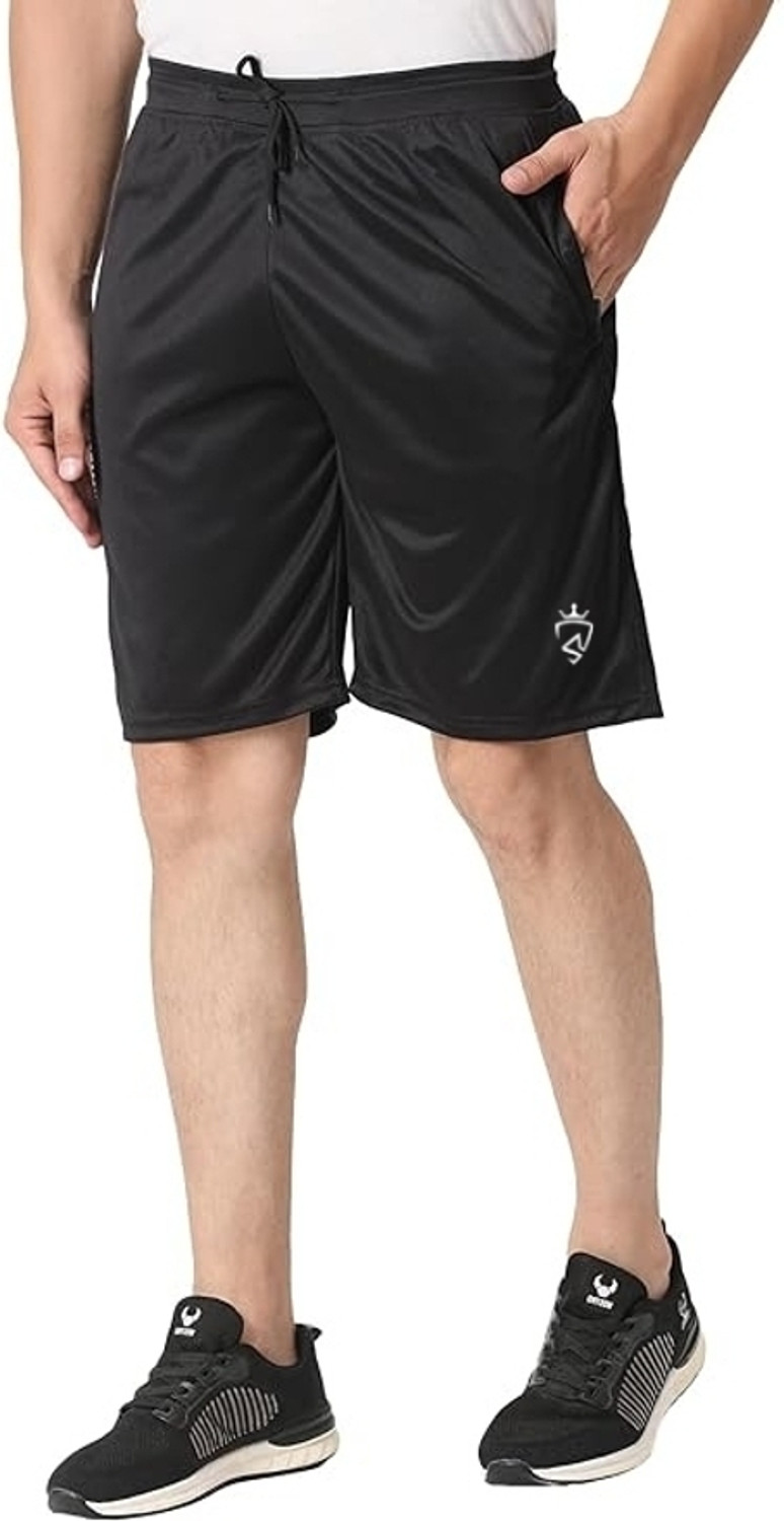 Image of CROSS SPIRIT Solid Men Multicolor Regular Shorts