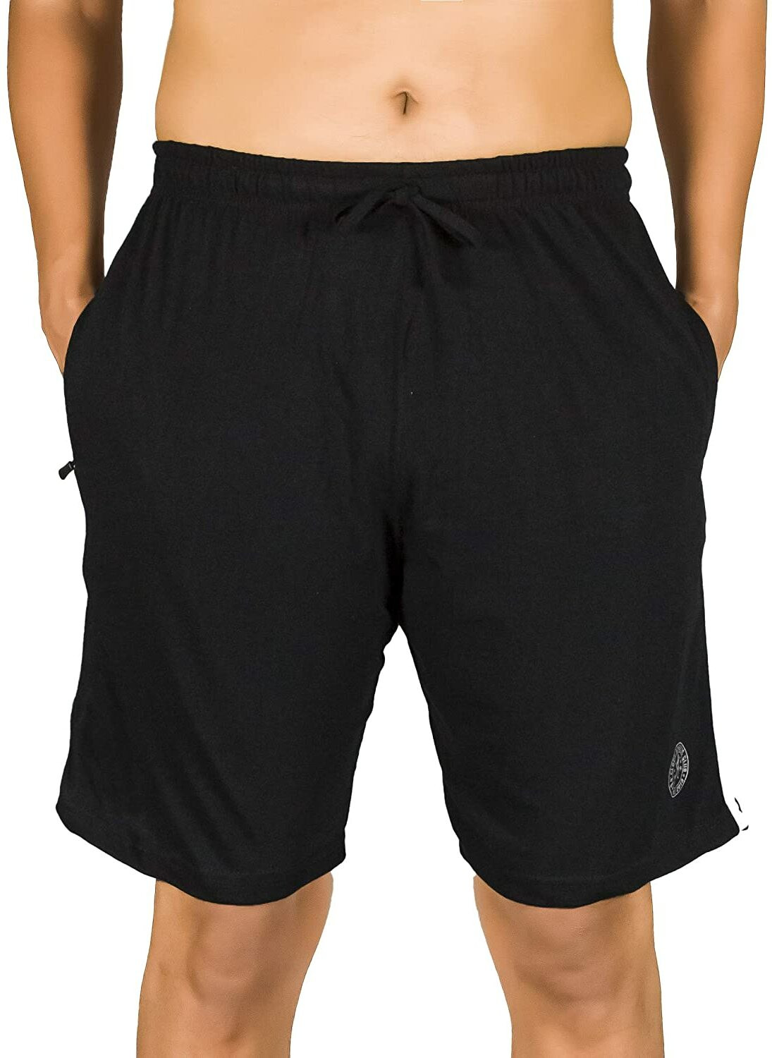 Image of New Ladies Zone Solid Men Blue Sports Shorts, Casual Shorts