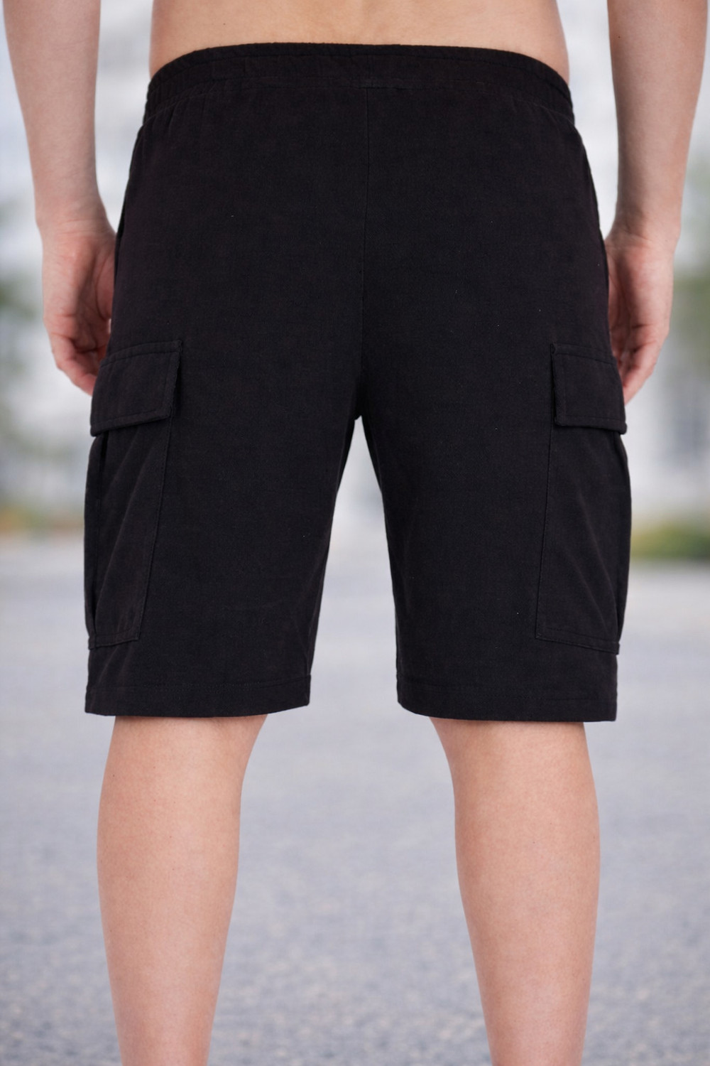 Image of Go Devil Solid Men Black Boxer Shorts