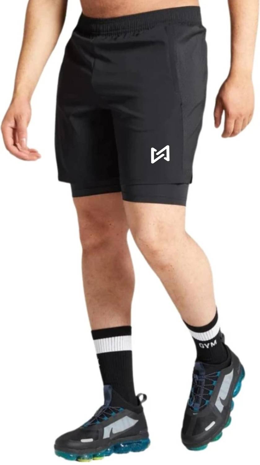 Cliffix Black Sports Shorts - Image 3