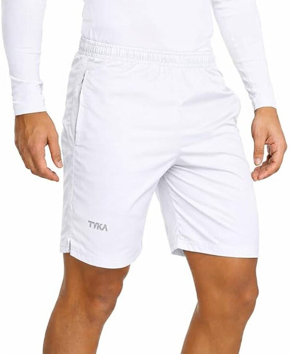 TYKA Printed Men White Sports Shorts
