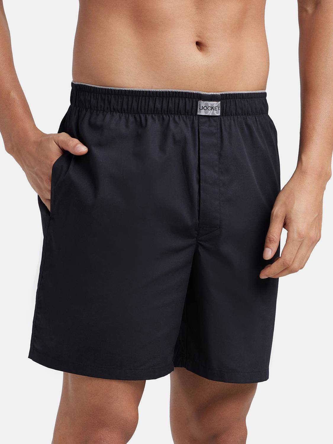 JOCKEY Men Black Boxer Shorts - Image 2