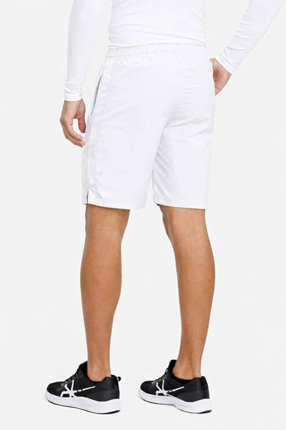 TYKA Printed Men White Sports Shorts - Image 3