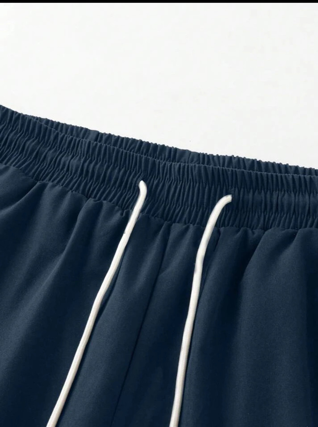 Image of TorontoCN Solid Men Dark Blue Cargo Shorts