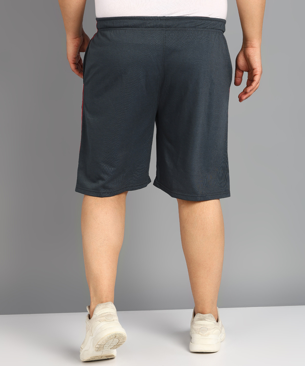 Image of METRONAUT PLUS Solid Men Dark Grey Casual Shorts