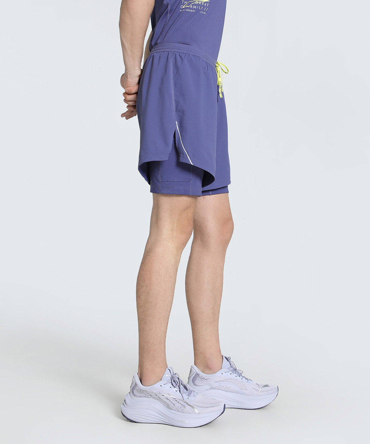 Image of PUMA Solid Men Blue Sports Shorts