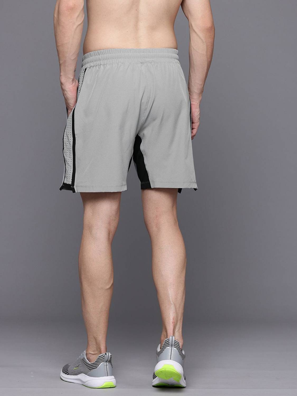 HRX by Hrithik Roshan Grey Sports Shorts - Image 3