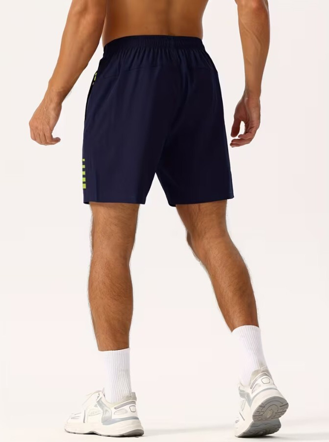 Image of coastal clothier Solid Men Grey, Dark Blue Gym Shorts