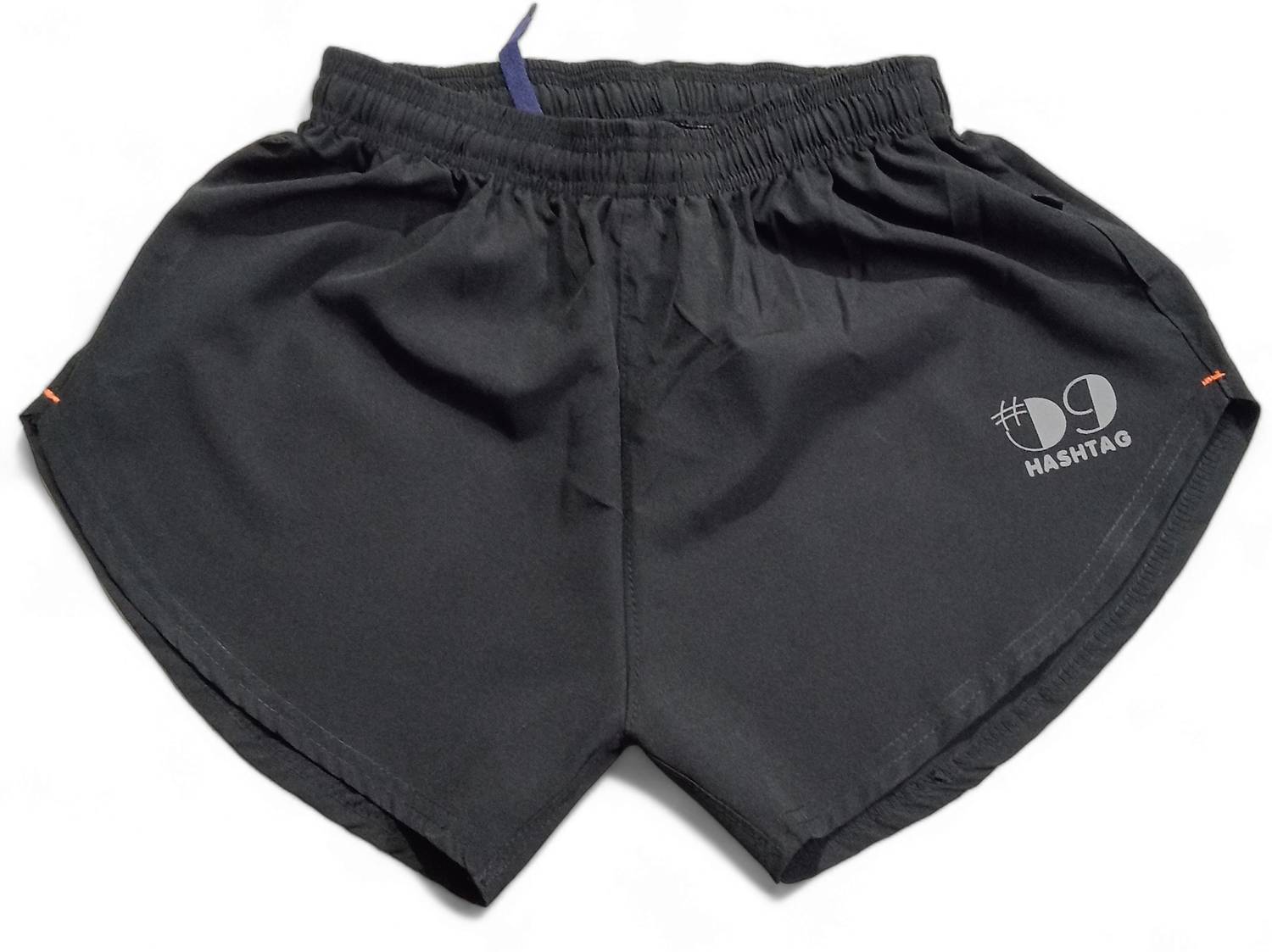 Hashtag Men Black Sports Shorts - Image 1