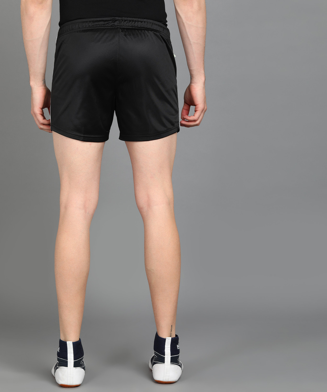 Image of Pace International Striped Men Black Sports Shorts