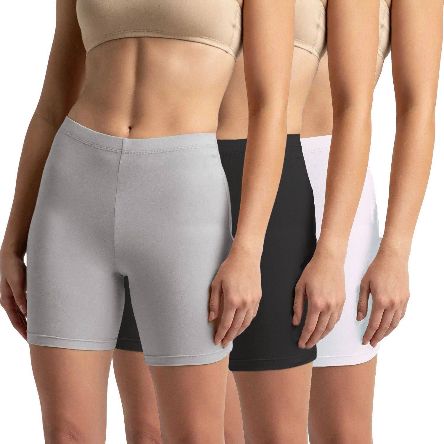 Cadidi Dinos Solid Women Grey, Black, White Regular Shorts