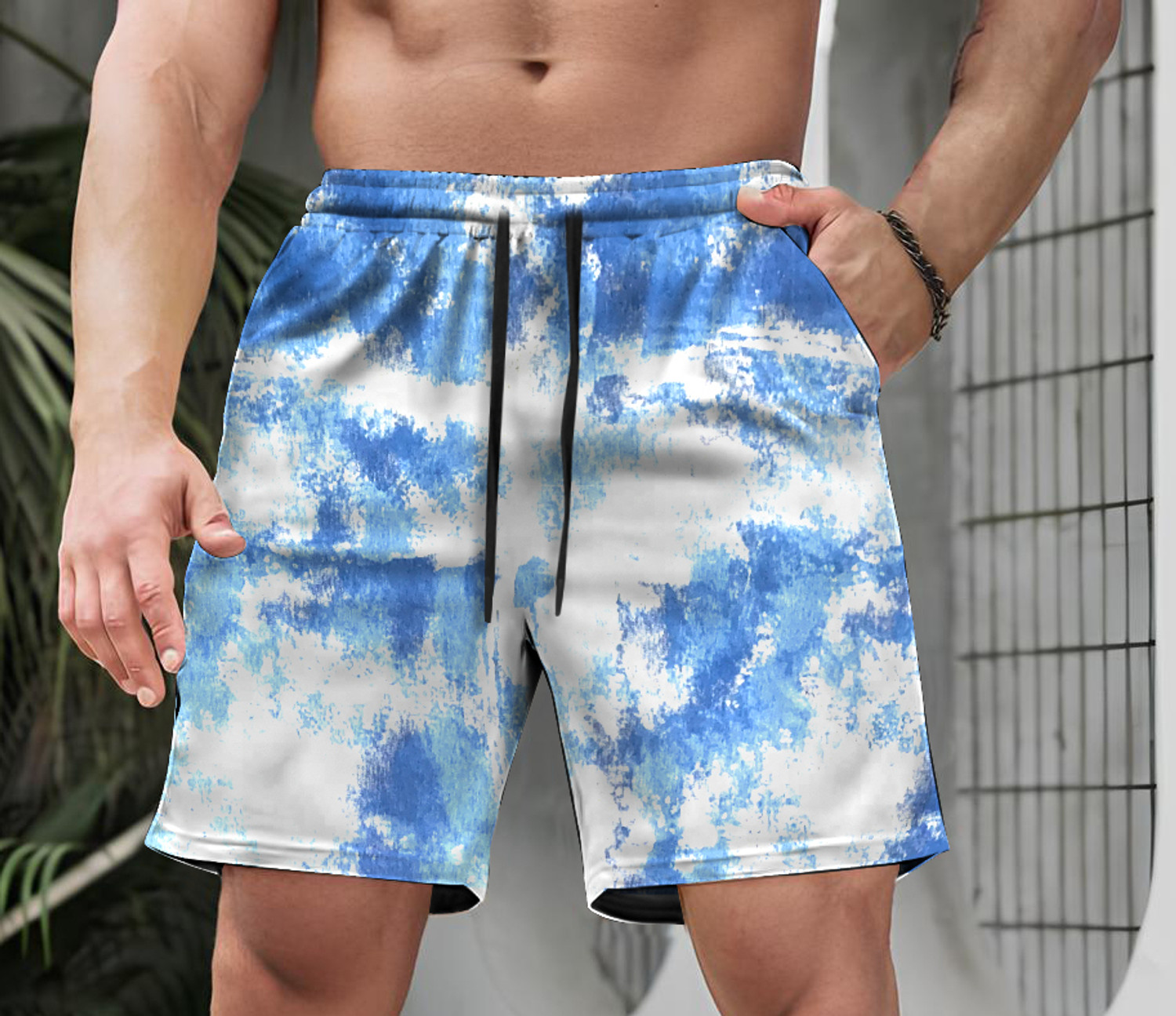 Image of KELONBRO Printed Men Multicolor Casual Shorts