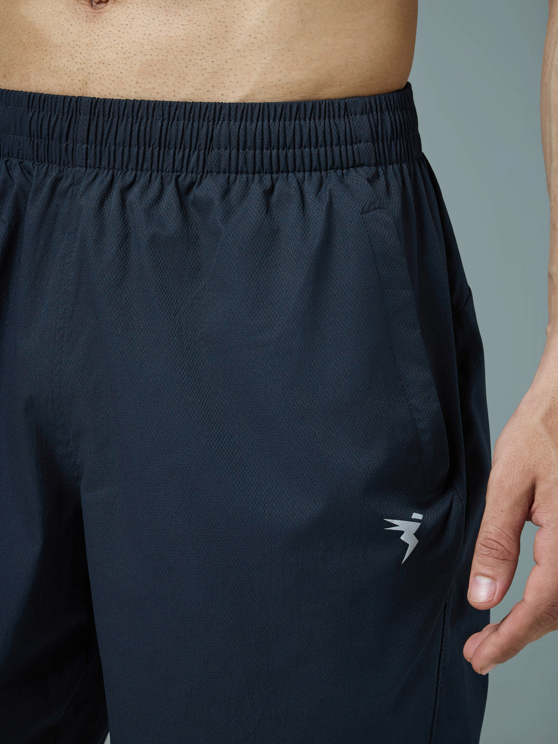 Image of TECHNOSPORT Solid Men Blue Sports Shorts