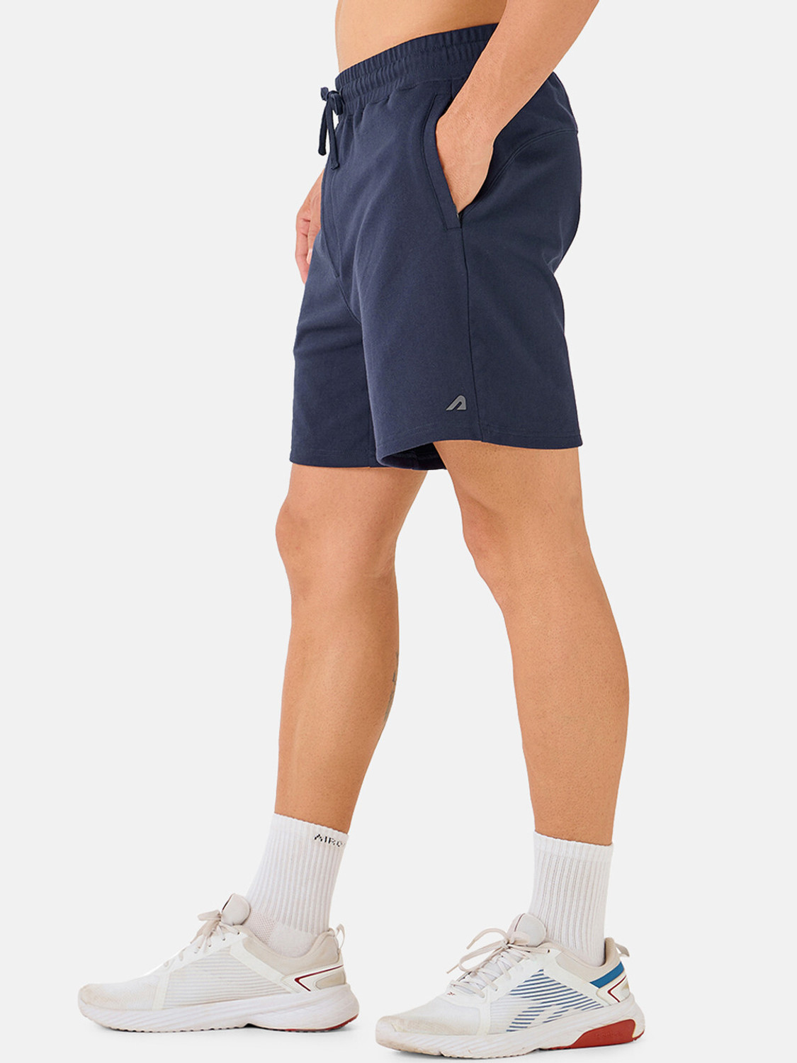 Image of BOLDFIT CLOTHING Solid Men Blue Sports Shorts