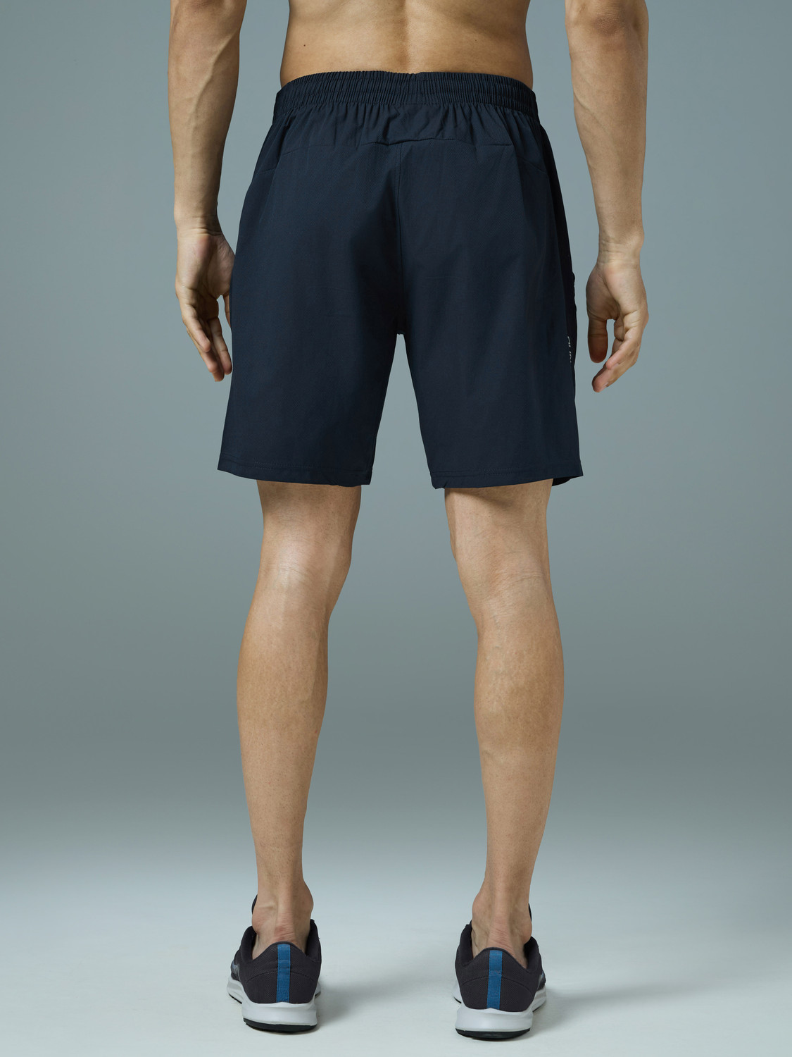 Image of TECHNOSPORT Solid Men Blue Sports Shorts
