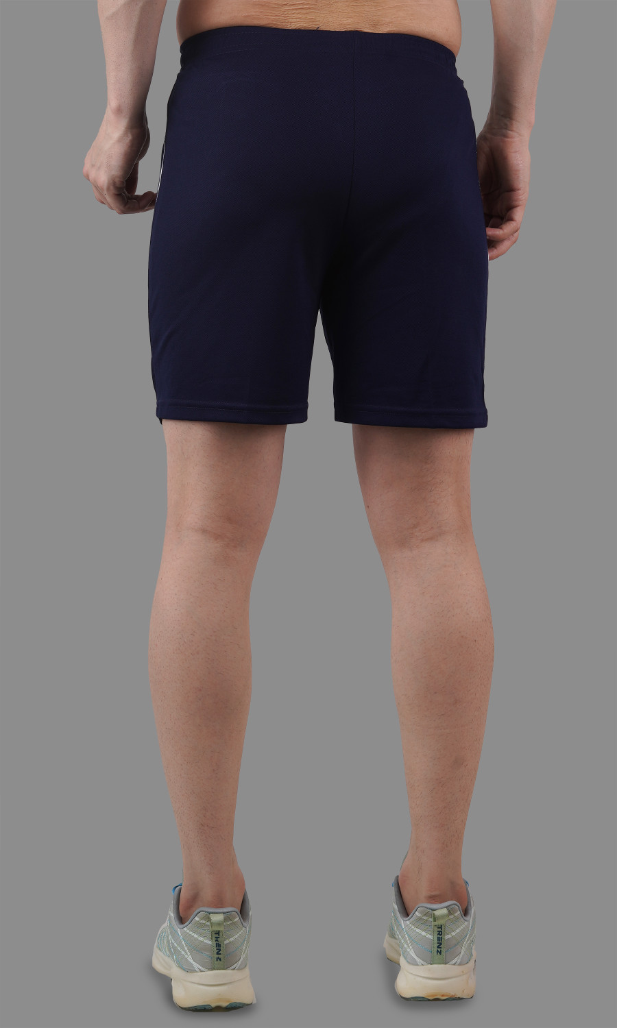Image of Shiv Naresh Solid Men Blue Running Shorts