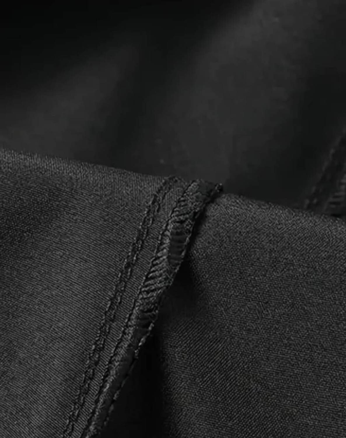 AS FASHION Solid Men Reversible Black Sports Shorts - Image 4