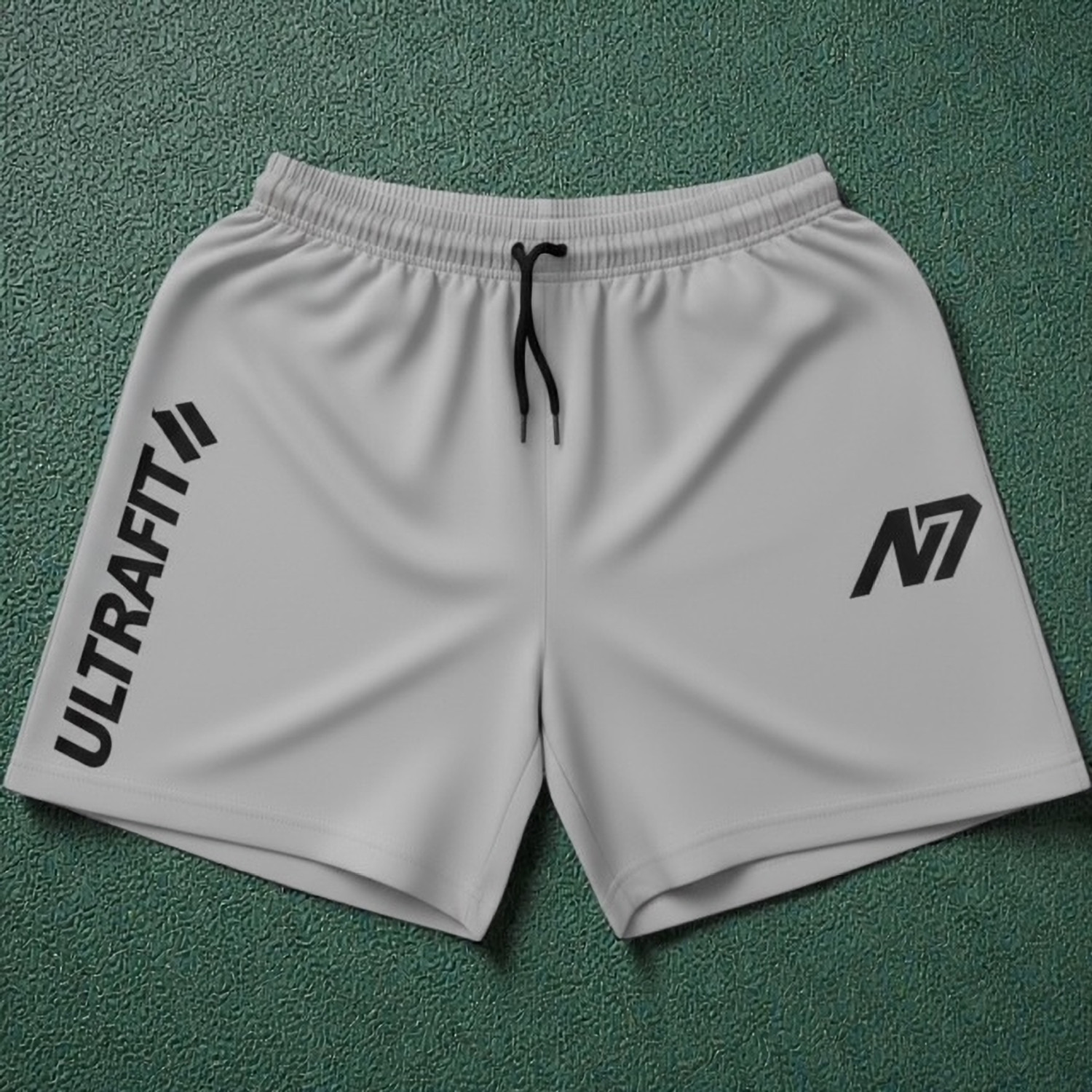 Image of N7wear Solid Men Grey, Black Gym Shorts