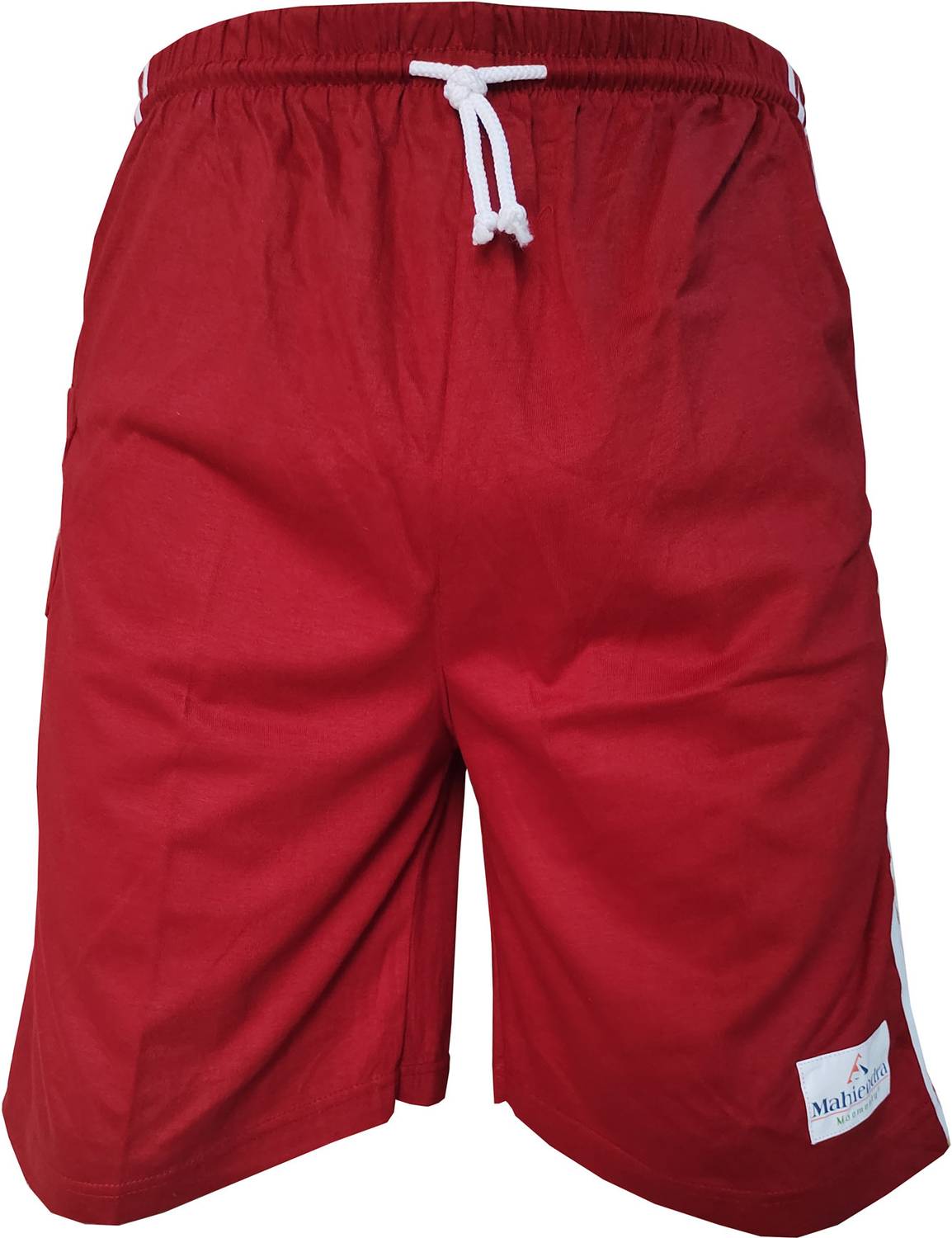 adibaba Solid Men Red Bermuda Shorts