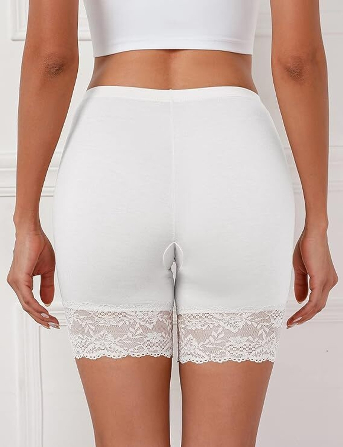 Image of MORDLANKA Solid Women White, Black Regular Shorts