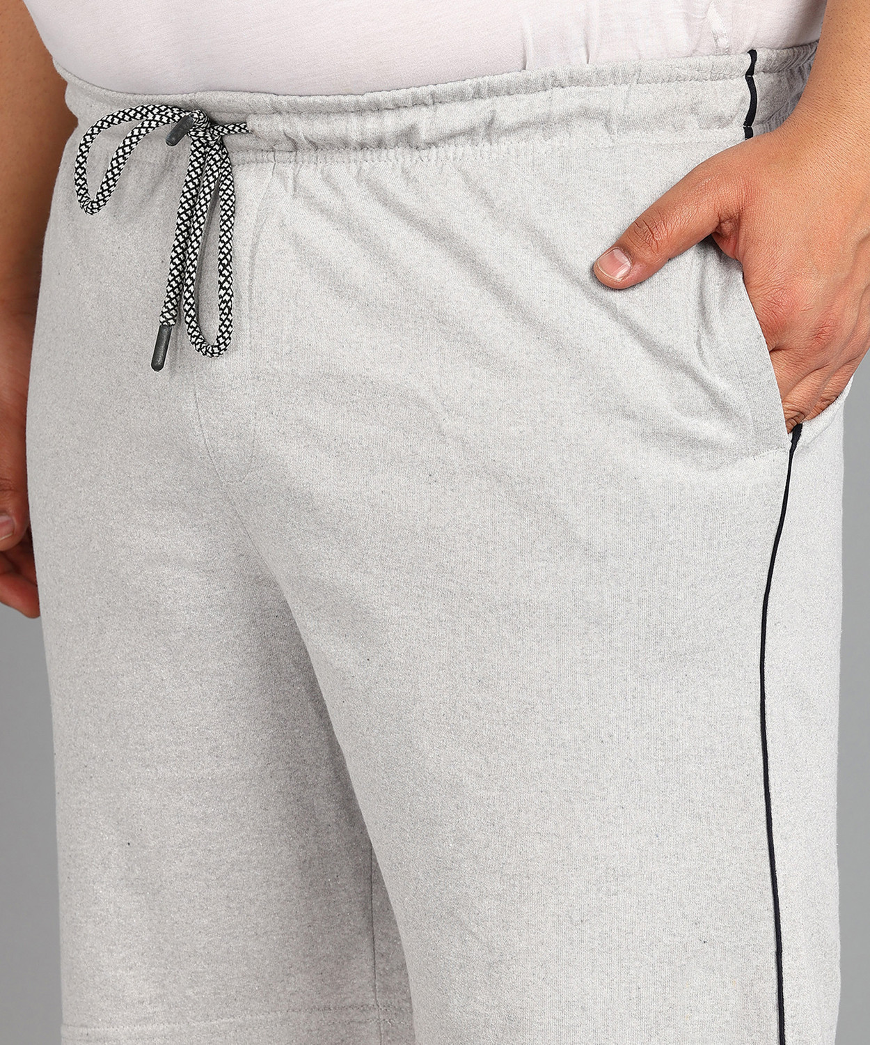 Image of METRONAUT PLUS Solid Men Grey Casual Shorts