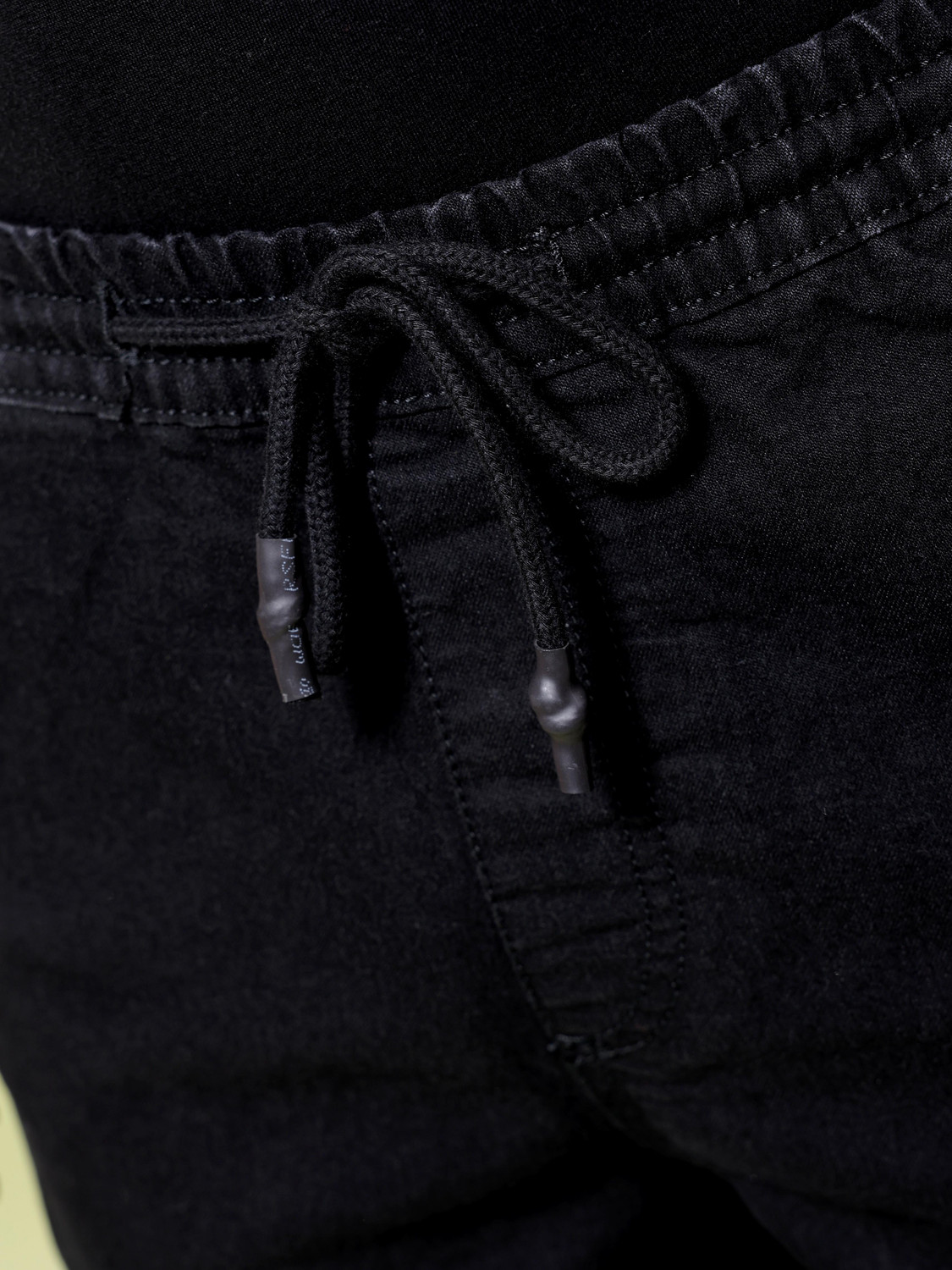 Image of The Indian Garage Co. Solid Men Black Denim Shorts