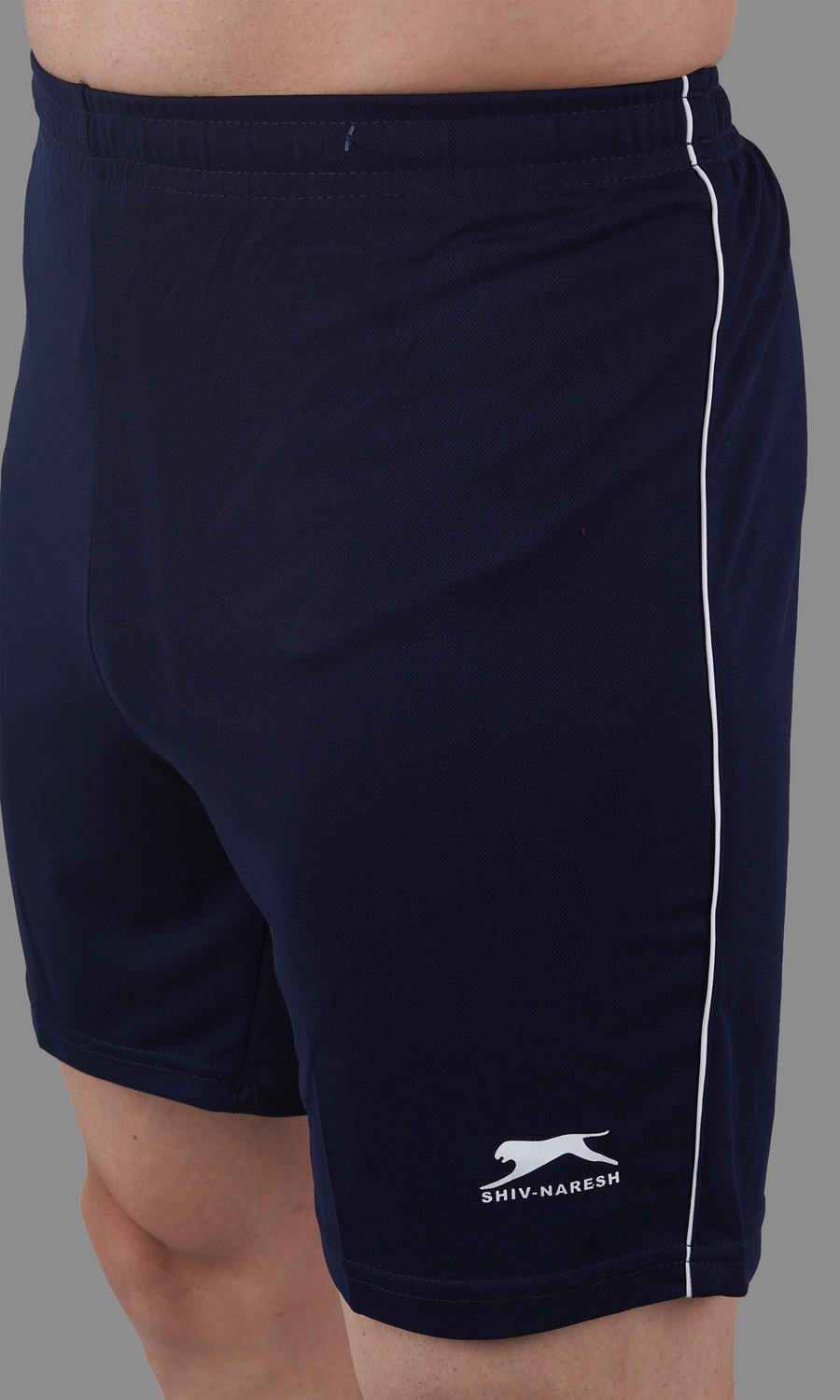 Image of Shiv Naresh Solid Men Blue Running Shorts