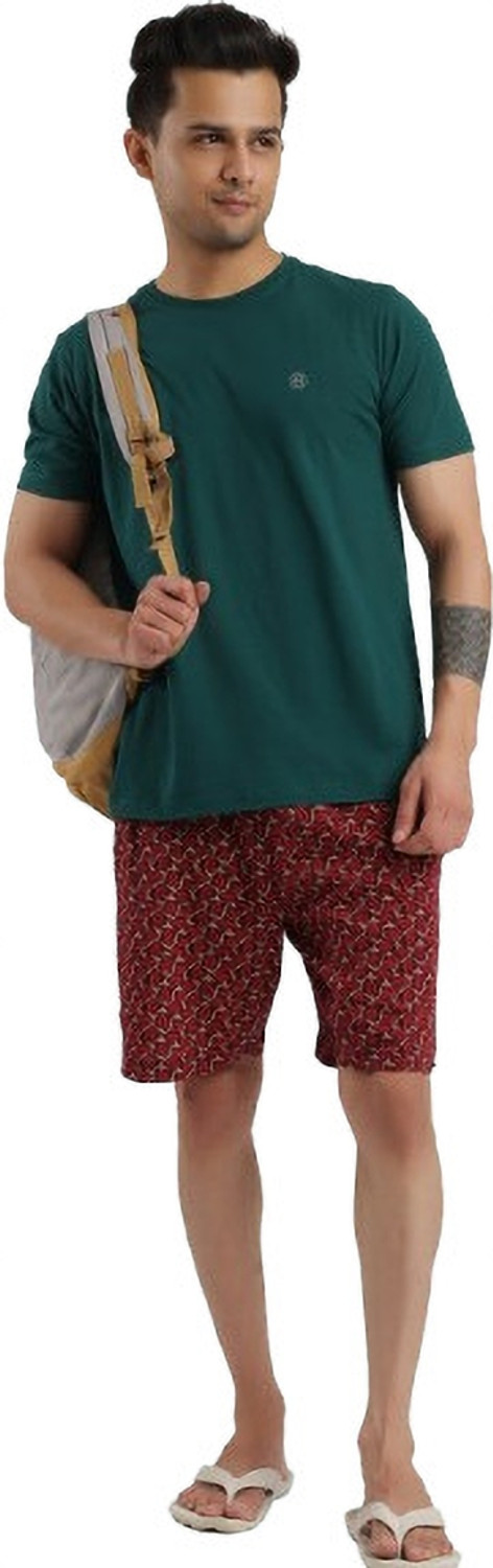 Image of Rupa Bumchums Printed Men Multicolor Bermuda Shorts