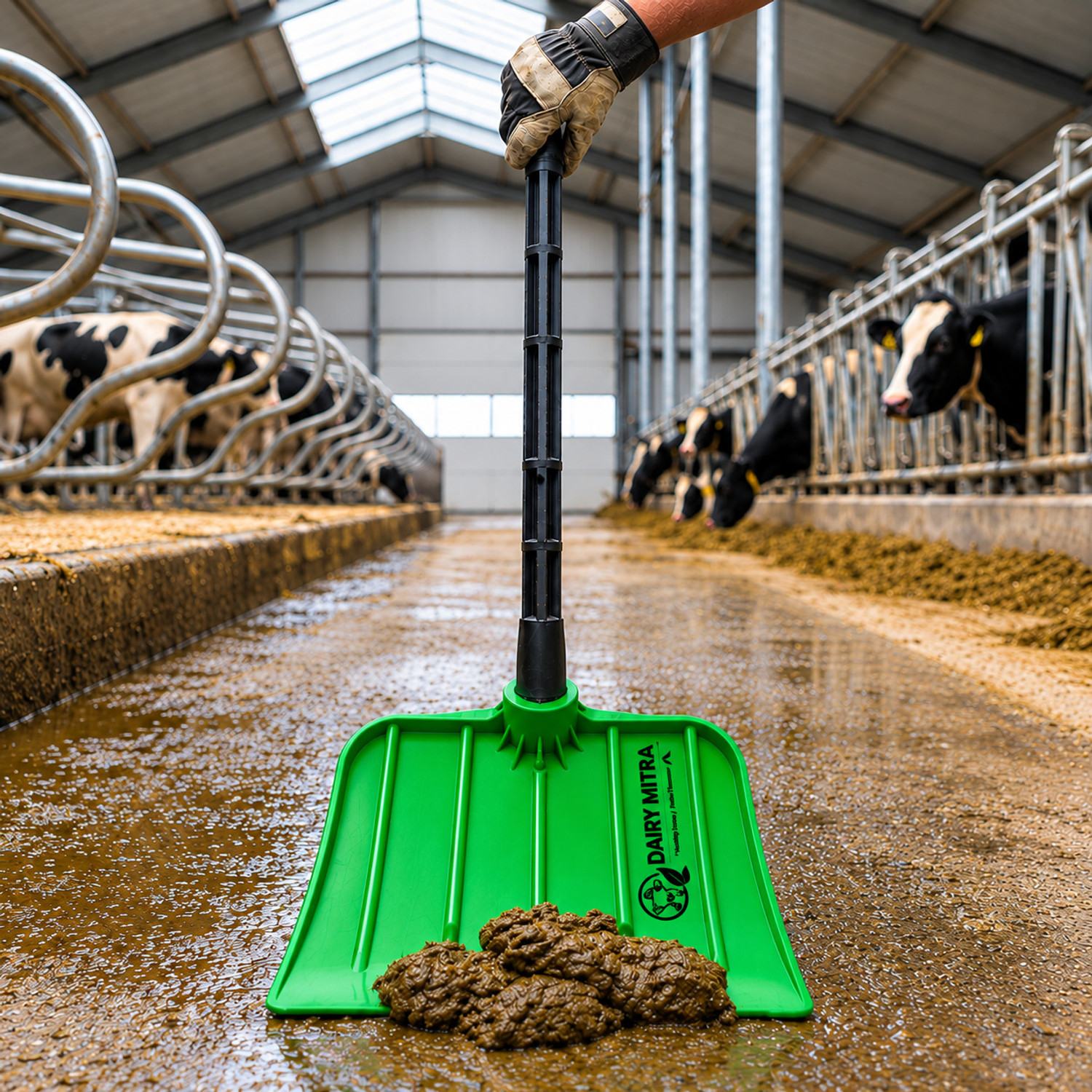 Image of dairy Mitra PVC /Plastic Shovels & Spades Tool for Dairy Farm Shed and Household Use |13 Inch Shovel
