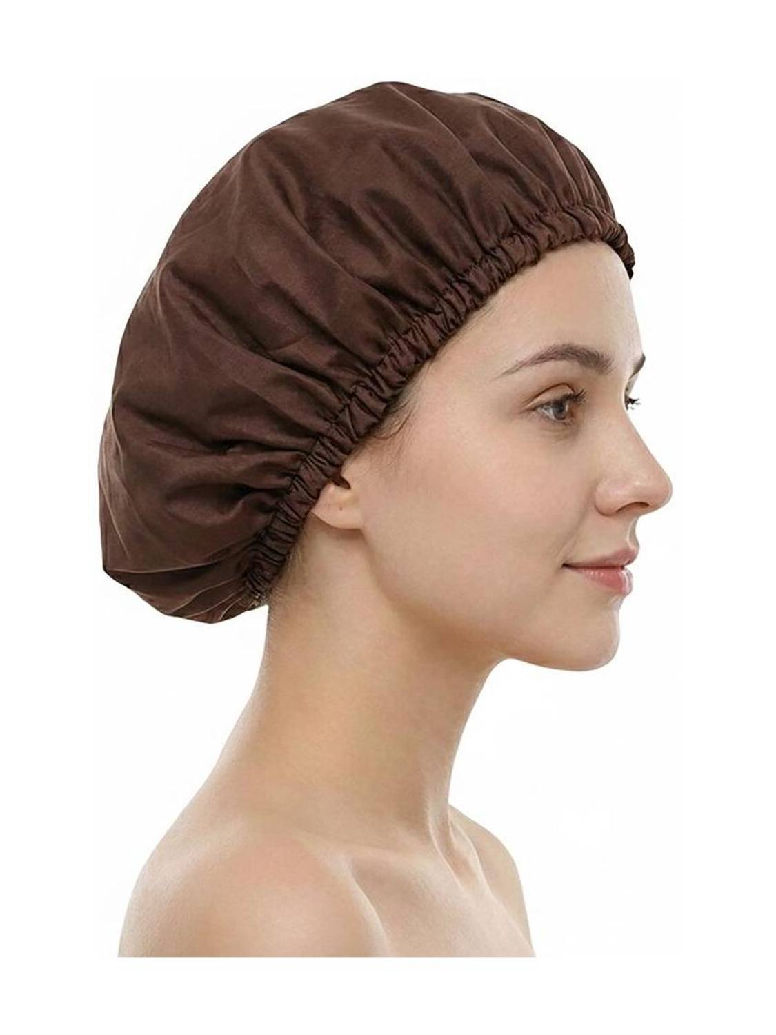 BodyHerbals Reusable Shower Cap 100% Water Proof, Soft & Adjustable Bath Cap For Spa & Home
