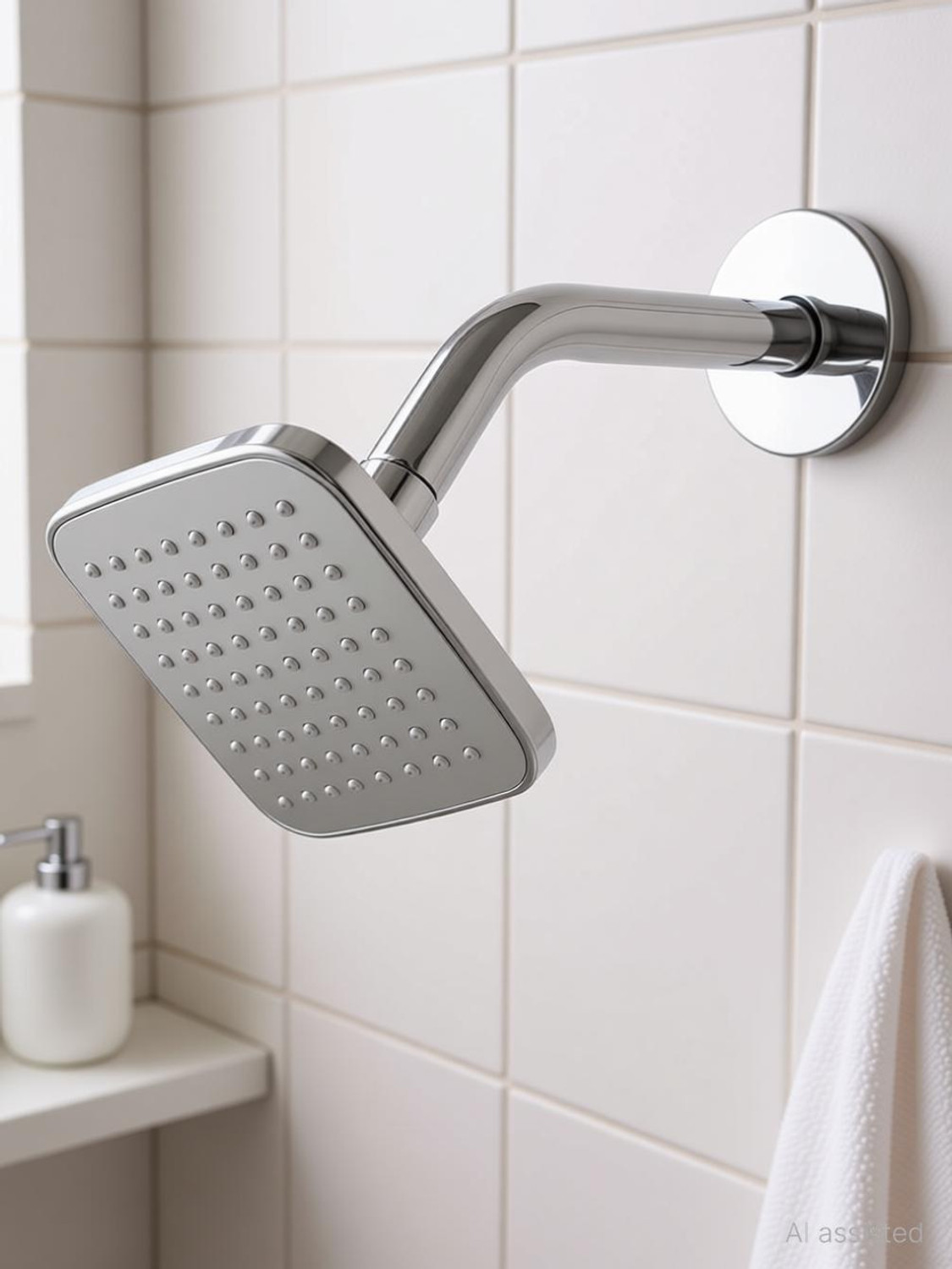 Image of Prestige by Prestige - Chrome Finish Rainfall Bathroom Shower (Wall Mounted) Shower Head