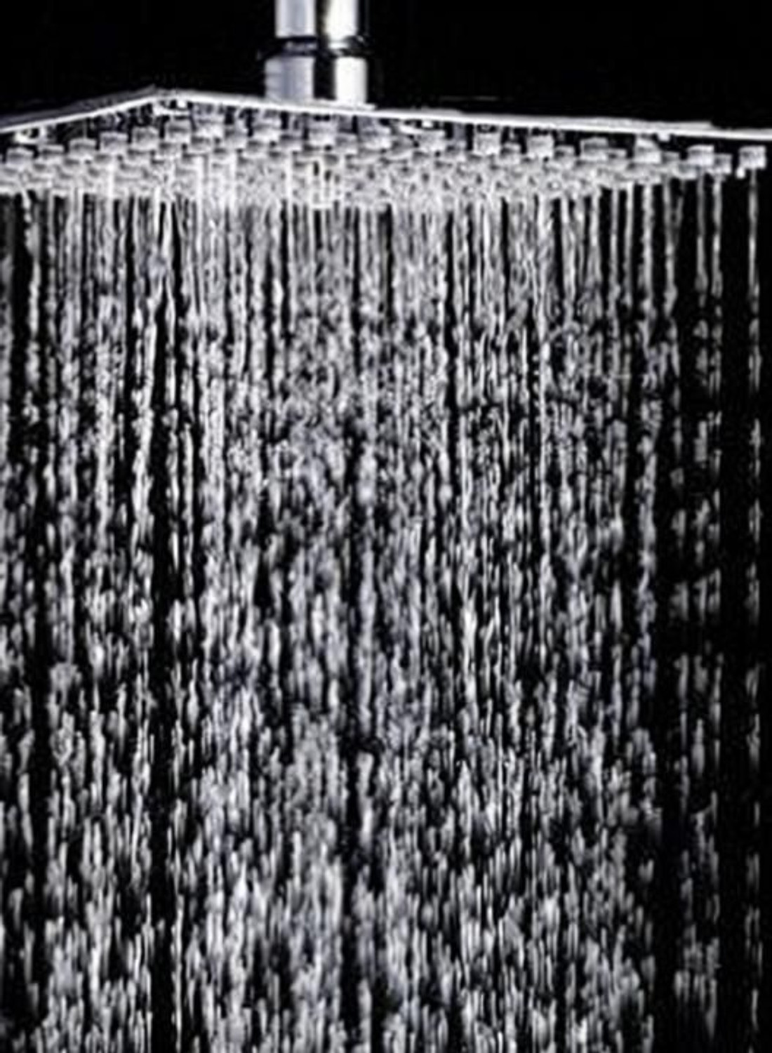 Image of iSTAR 4 inchx 4 inch Premium Quality SS Ultra Slim Square Rain Shower Head Shower Head