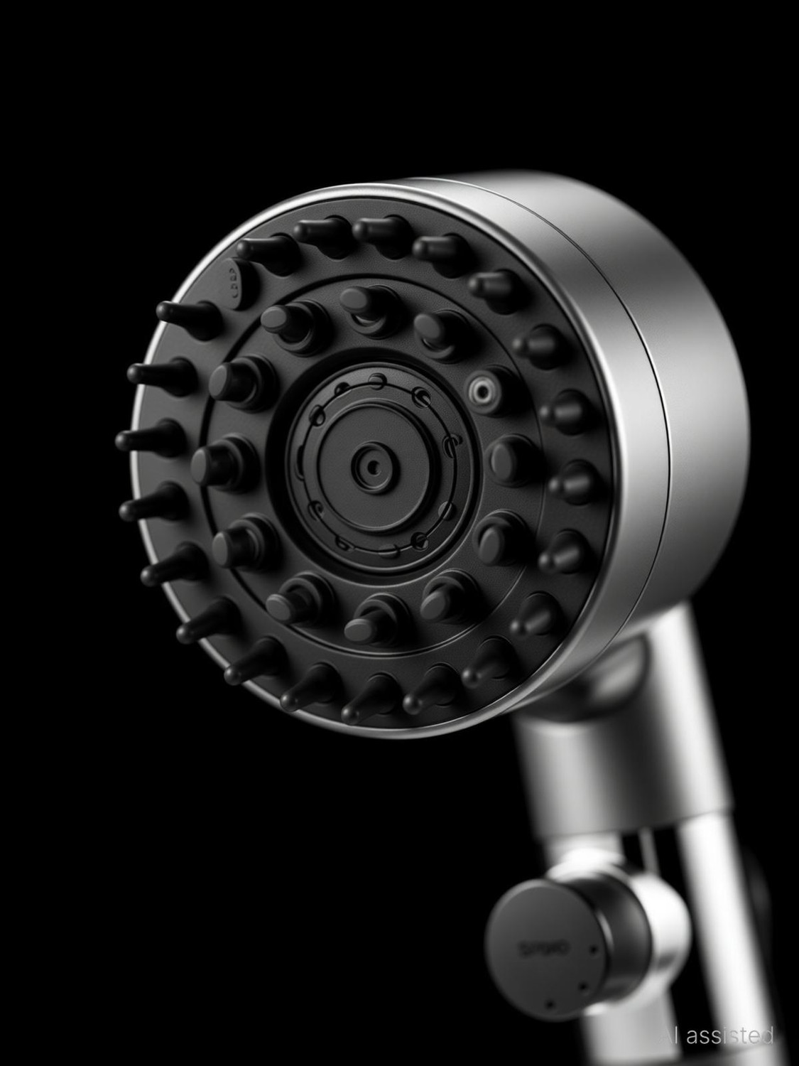 Image of Spazio by Premium Quality ABS Toilet /washroom Hand Spray /Faucet Jet With ABS High Pressure Multi Flow Hand Shower Set And Massage Point-1.5M Tube&Hook Shower Head