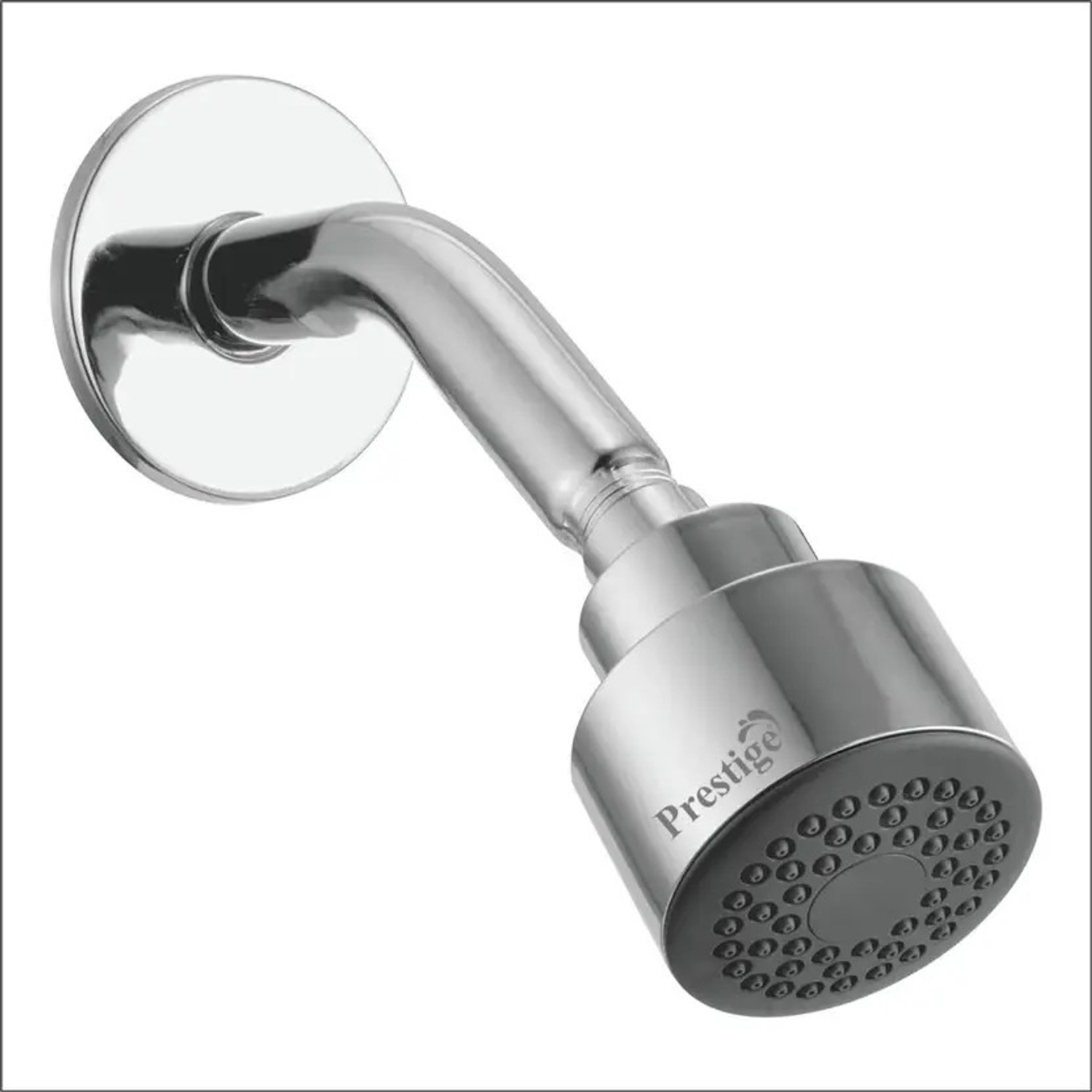 Image of Prestige Ess with Stainless Steel Arm Round Overhead Shower Head