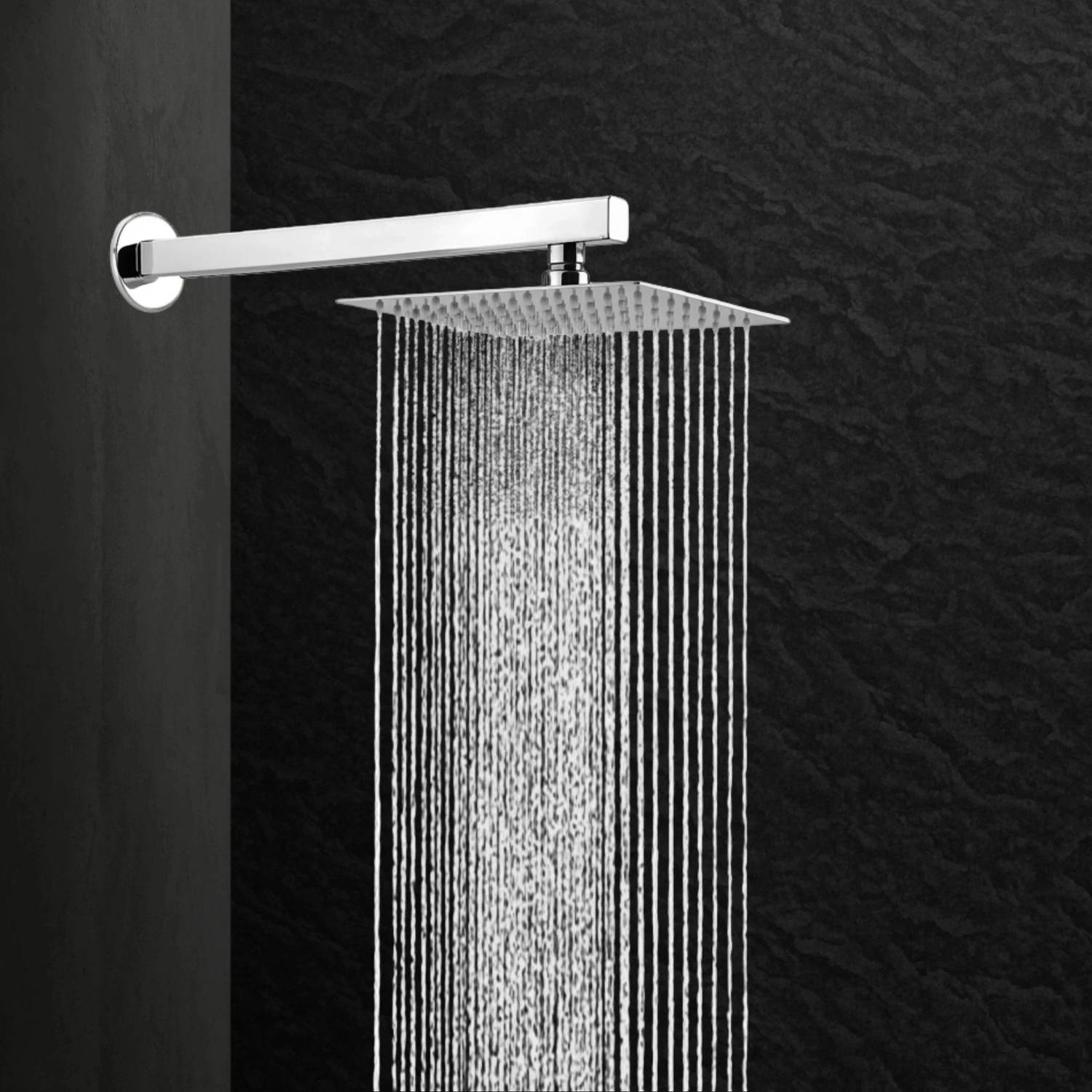 KAMAL Rain Shower 8x8 Inch Stainless Steel