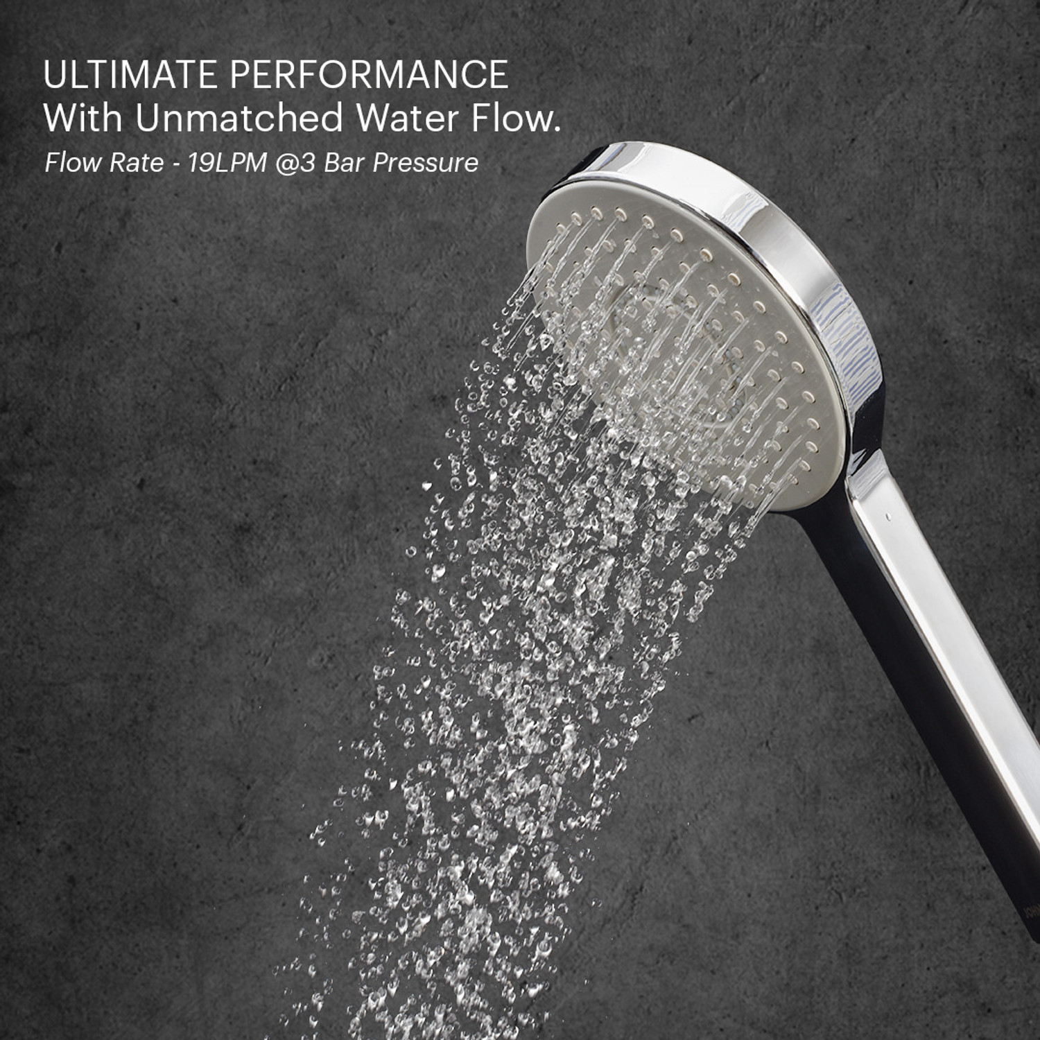 Image of JOHNSON Pacific Hand Shower with 1.5mt Hose & Hook Shower Head