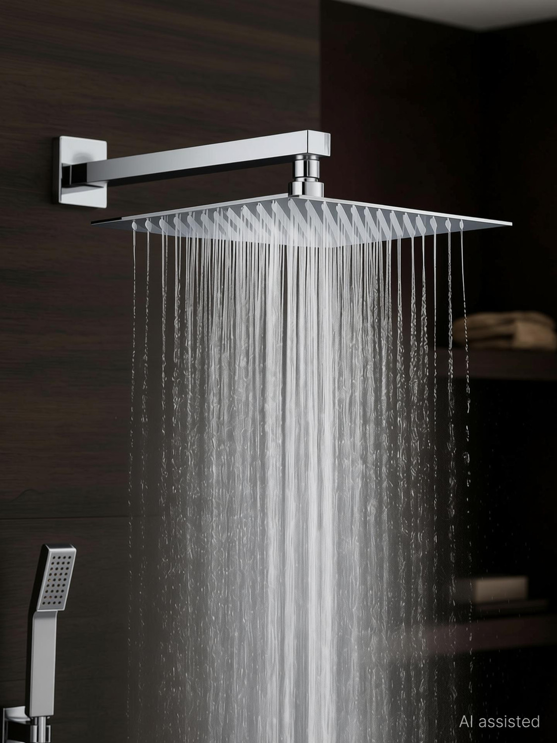 Image of RUHE Stainless Steel 6 Inches Ultra Sleek (Only Showerhead) Shower Head
