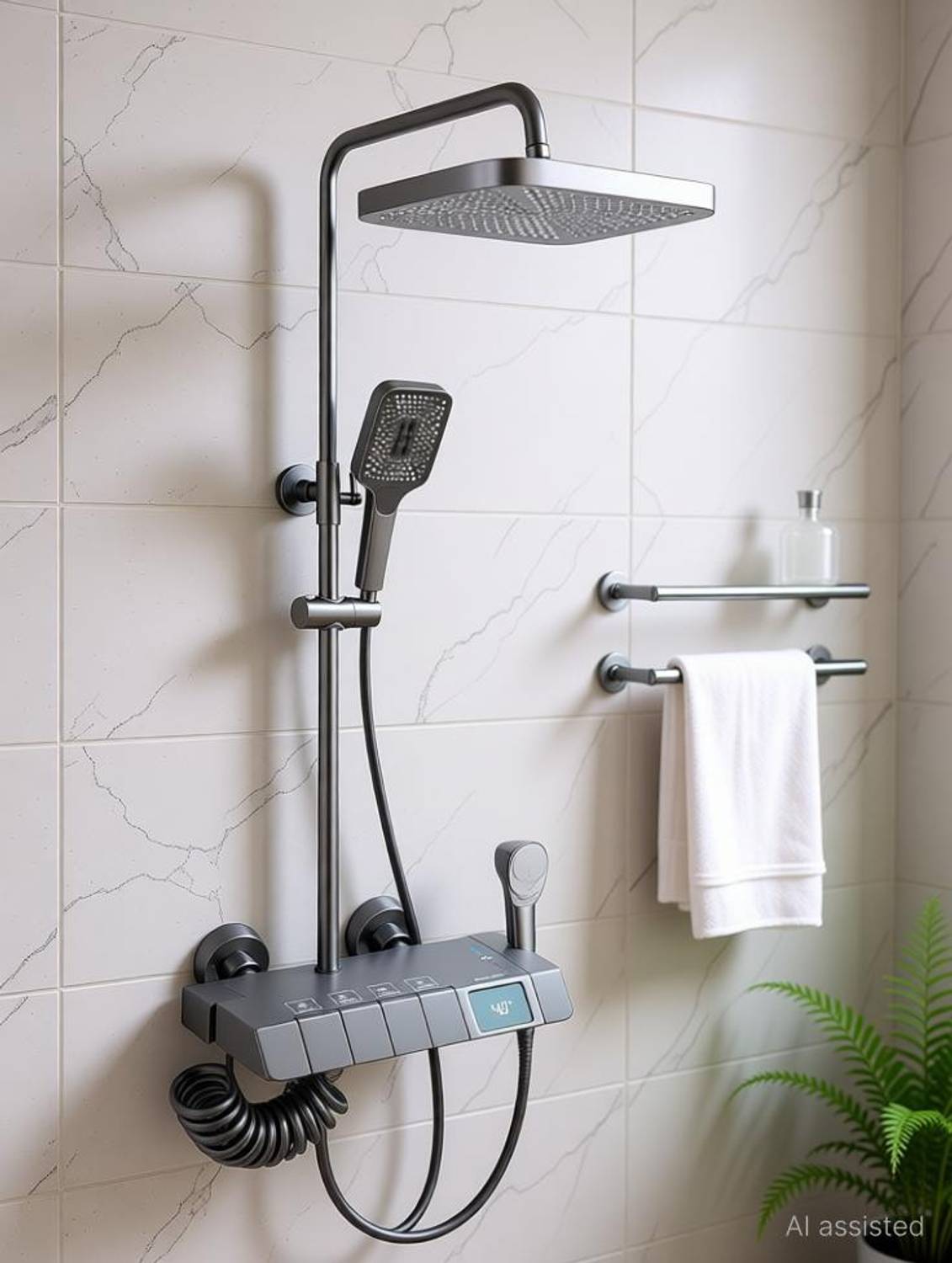 FOURVIEW 5-Function Digital Shower System - Image 1