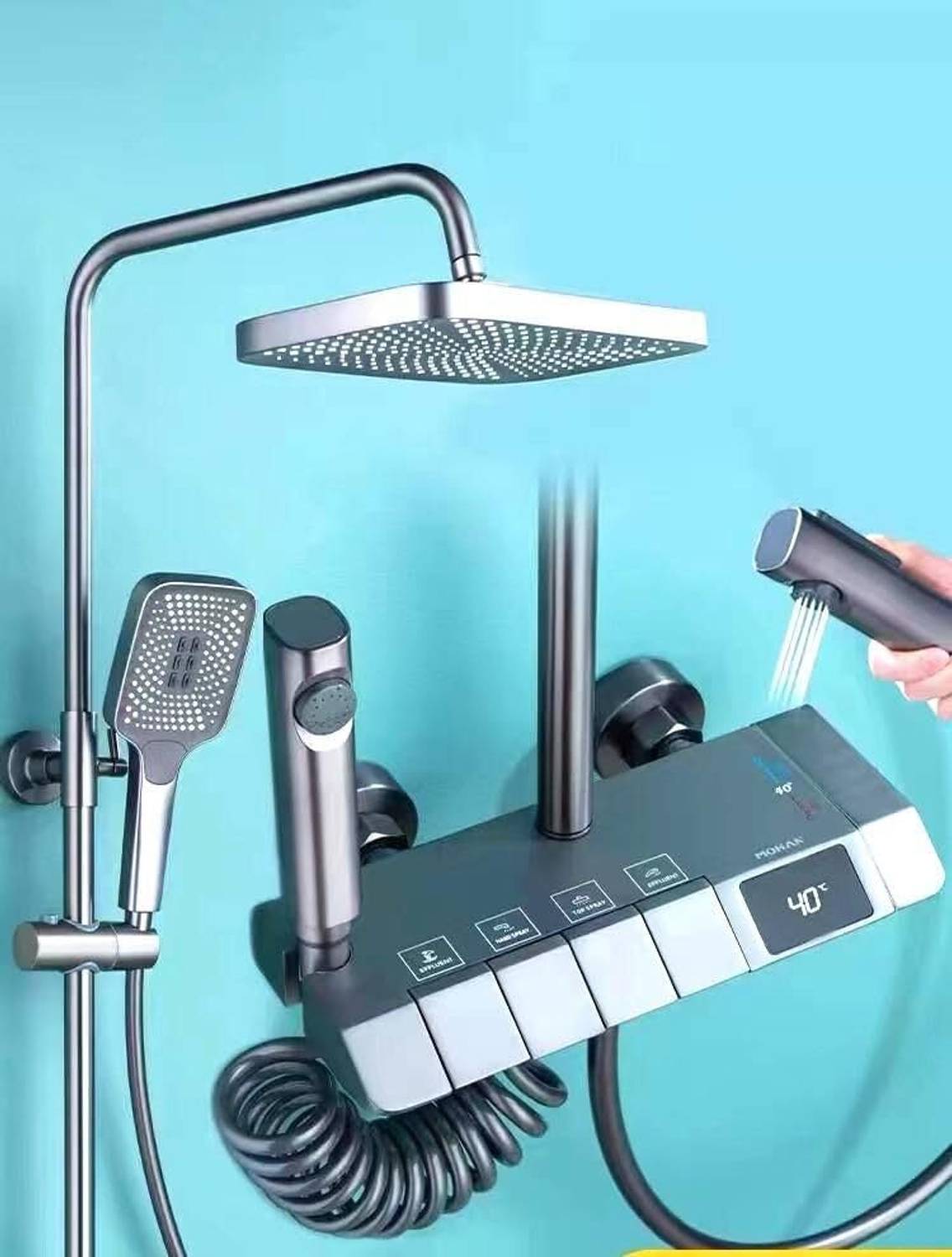 FOURVIEW 5-Function Digital Shower System - Image 2
