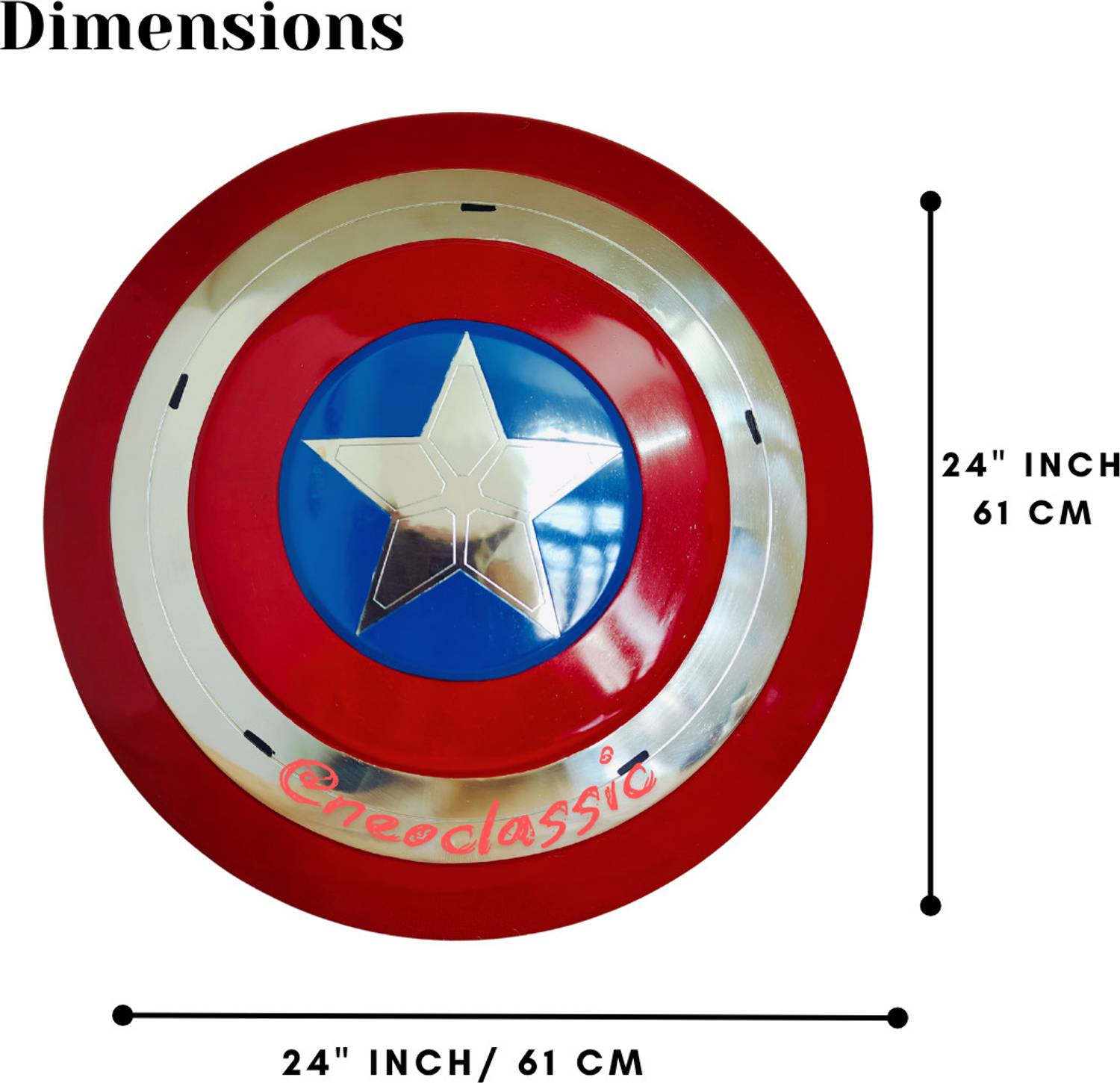 Neo Classic Captain America Shield 61 cm - Image 5