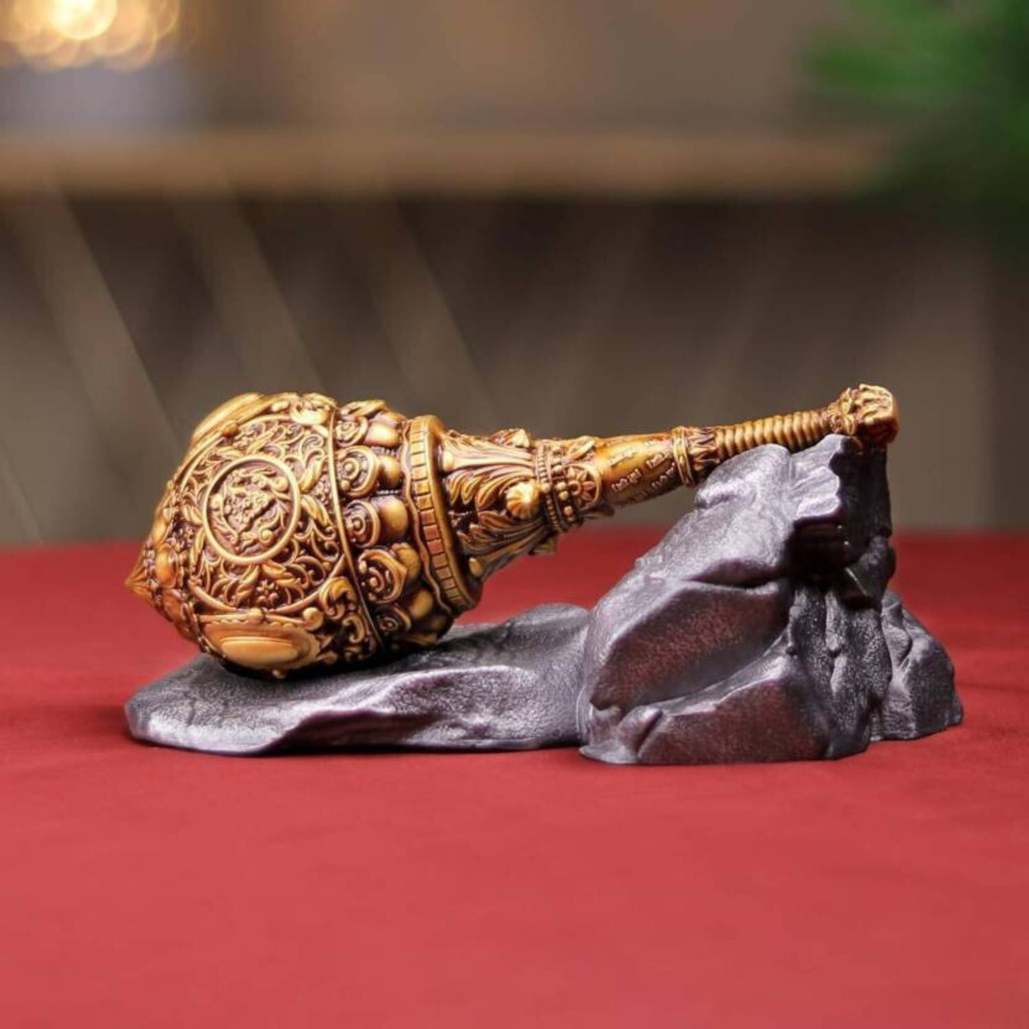AR Ventures Hanumanji Small Gada for Car Dashboard, Home Pooja & Decorative Showpiece Decorative Showpiece  -  7 cm