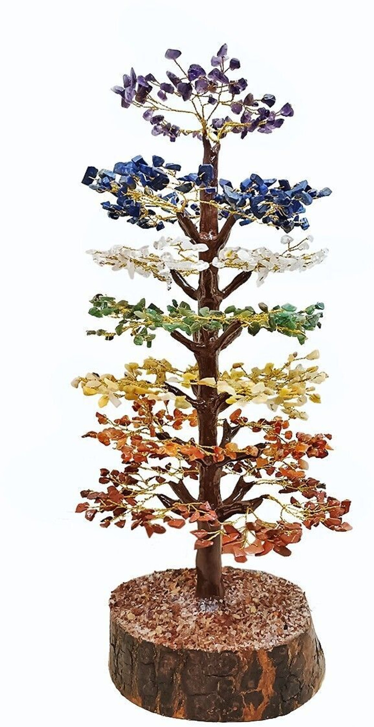 Image of Shubhanjali 7 Chakra 1000B Mseal Tree For Elegant Home Decor | Spiritual & Vastu Showpiece Decorative Showpiece - 40 cm