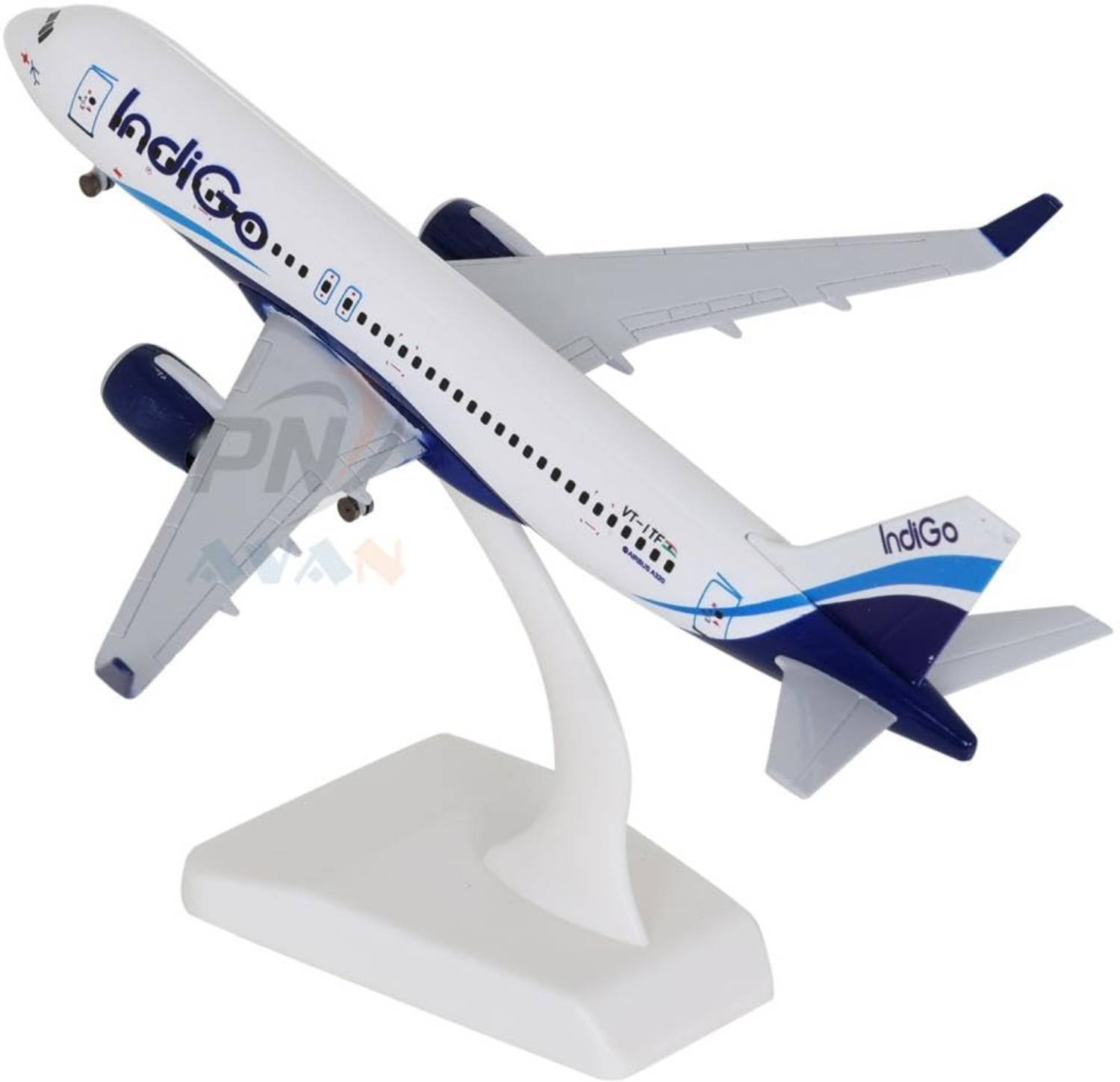 PN AVAN IndiGo A320 Diecast Aeroplane 19cm - Image 1