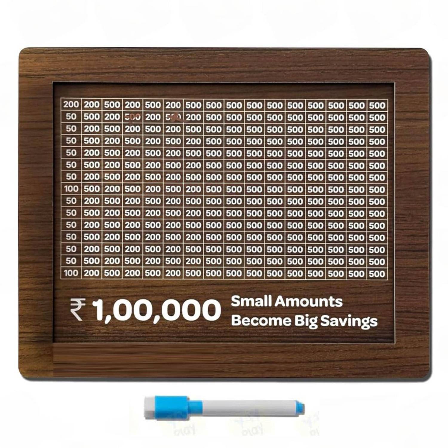 ATMDU Ayyappan Traders 1 Lakh Wooden Money Piggi Bank for Kids & Adults Decorative Showpiece  -  12.5 cm