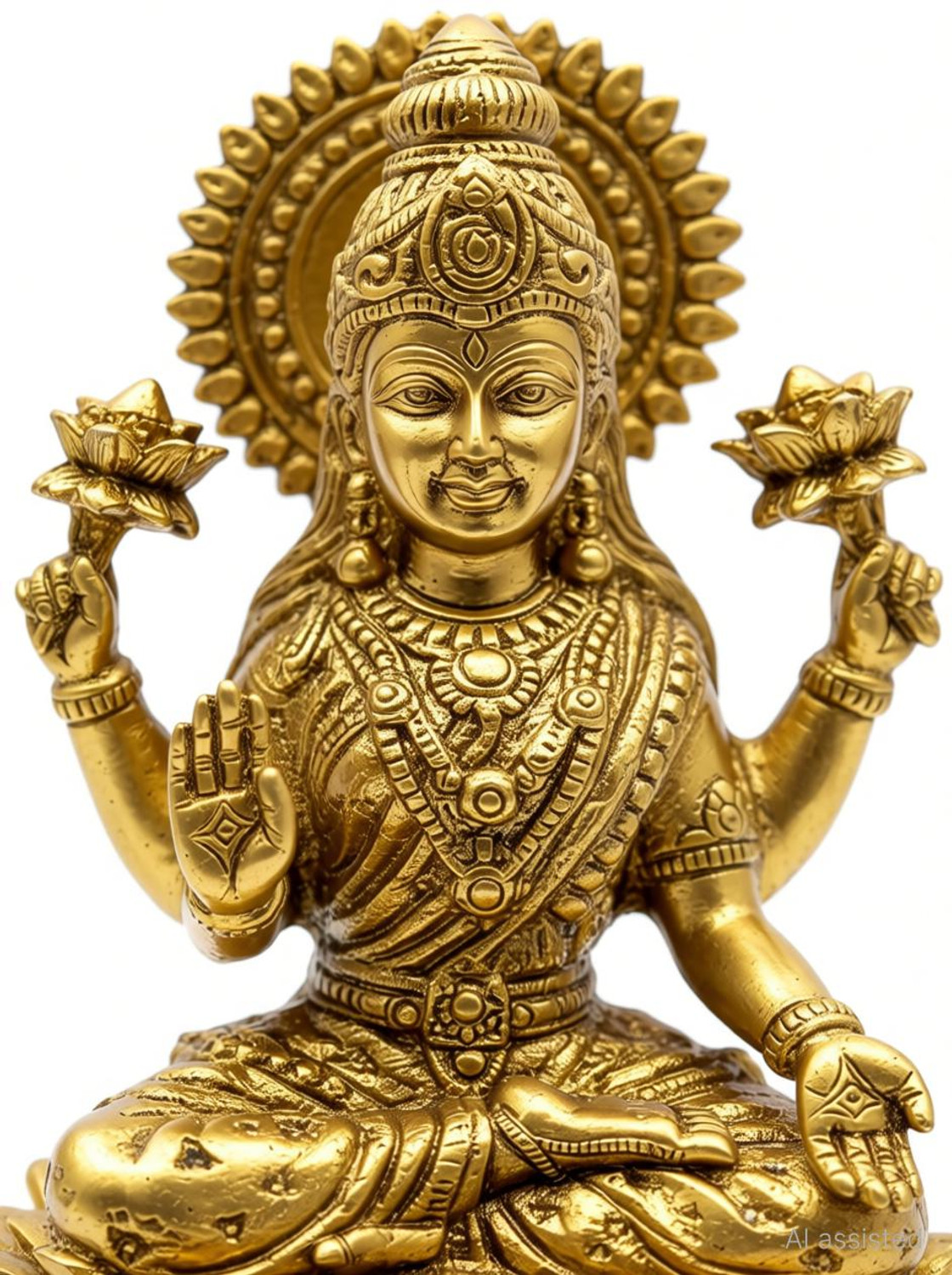 Image of kingsman KAMAL LAXMIJI 4 CM Decorative Showpiece - 5 cm