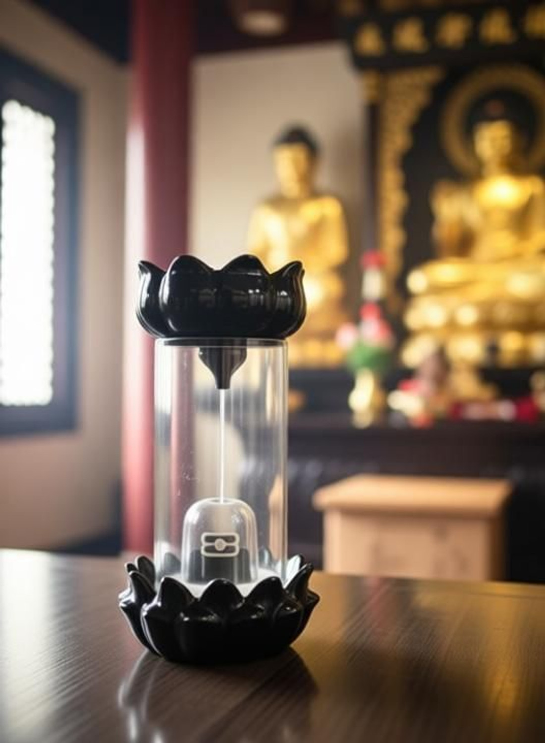 Image of KLASSYWORLD Shiv Ling Incense Burner with 10 Back Flow Incense Cones , Home Decor-1-Pcs Decorative Showpiece - 10 cm